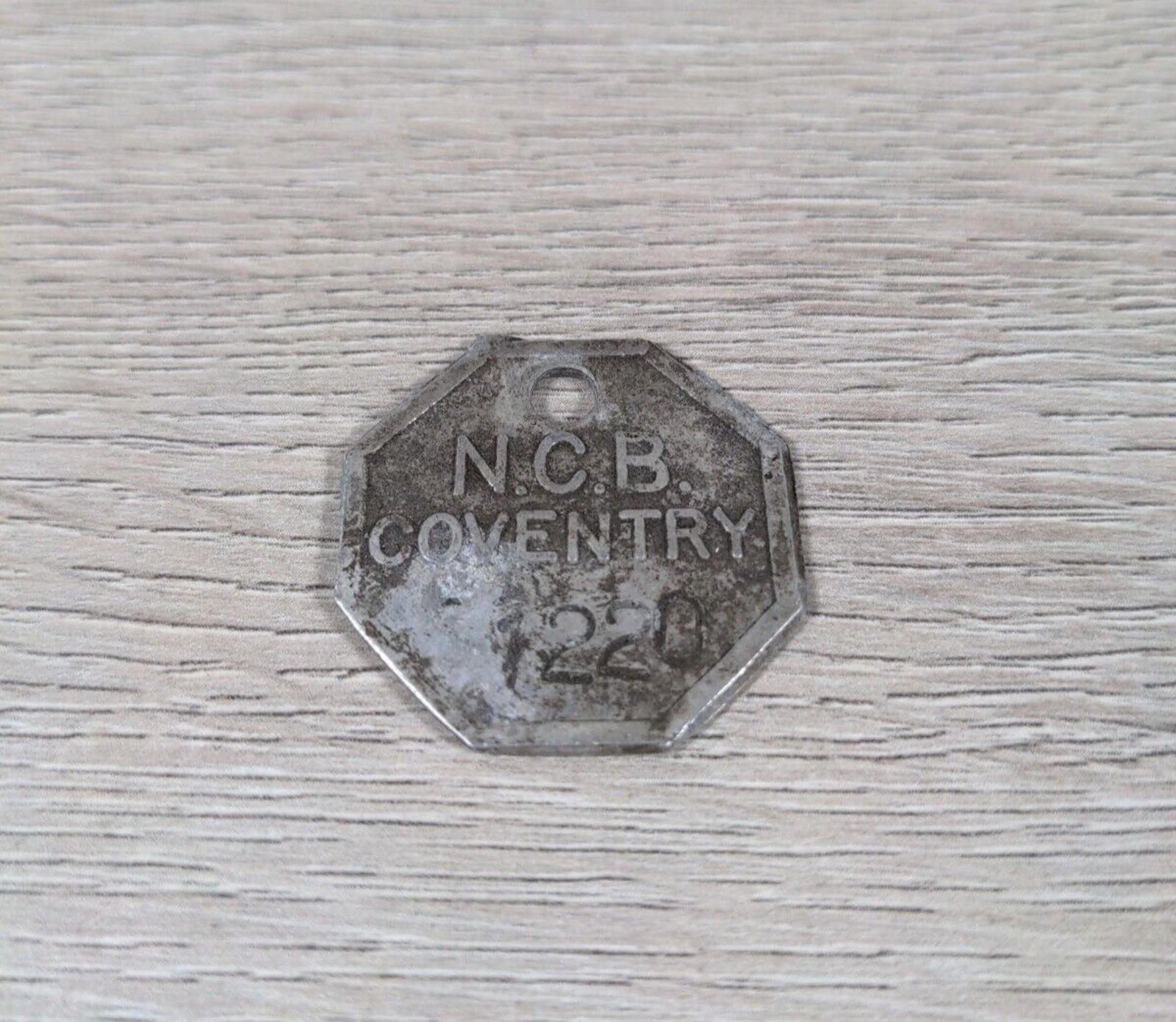 NCB Coventry Miners Pit Check Token Tally - Retrorama UK