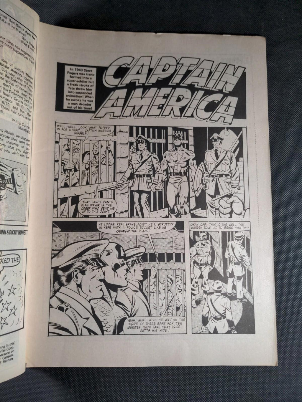 Captain America  Issue No 31  September 1981 Marvel Comics UK Vintage Comic - Retrorama UK