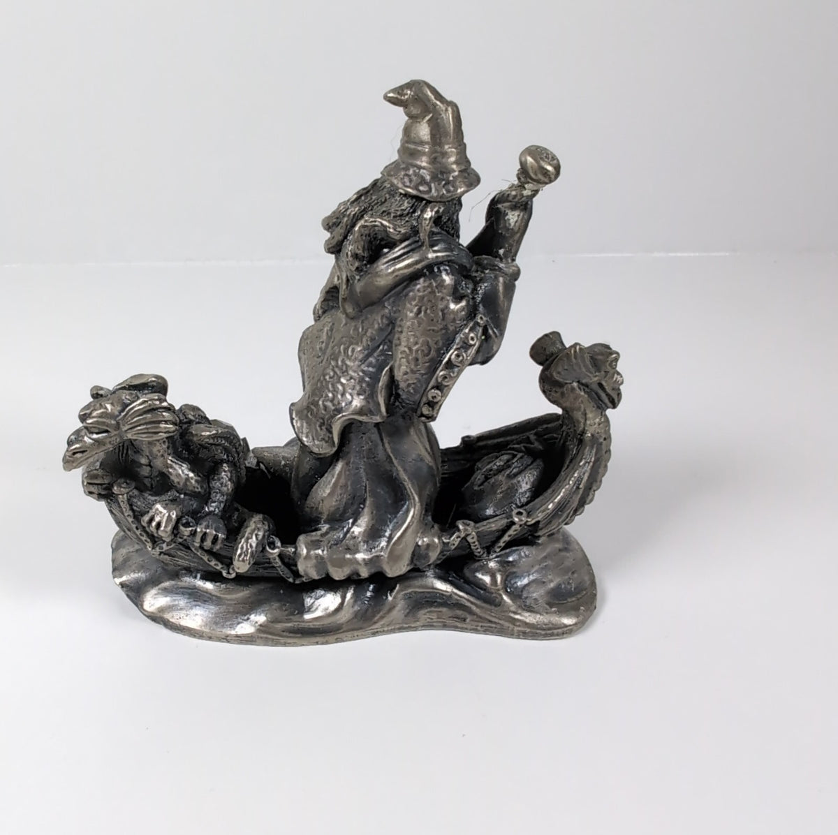 Myth & Magic The Wizard Of The Lake The Tudor Mint Pewter Metal Figure