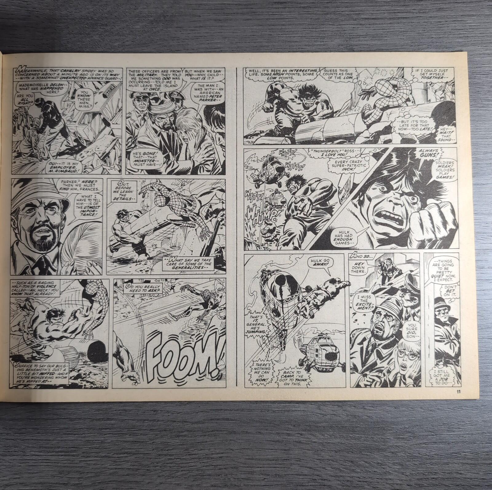 Super Spider-Man With The Super Heroes No. 169 Marvel Comics 8th May 1976