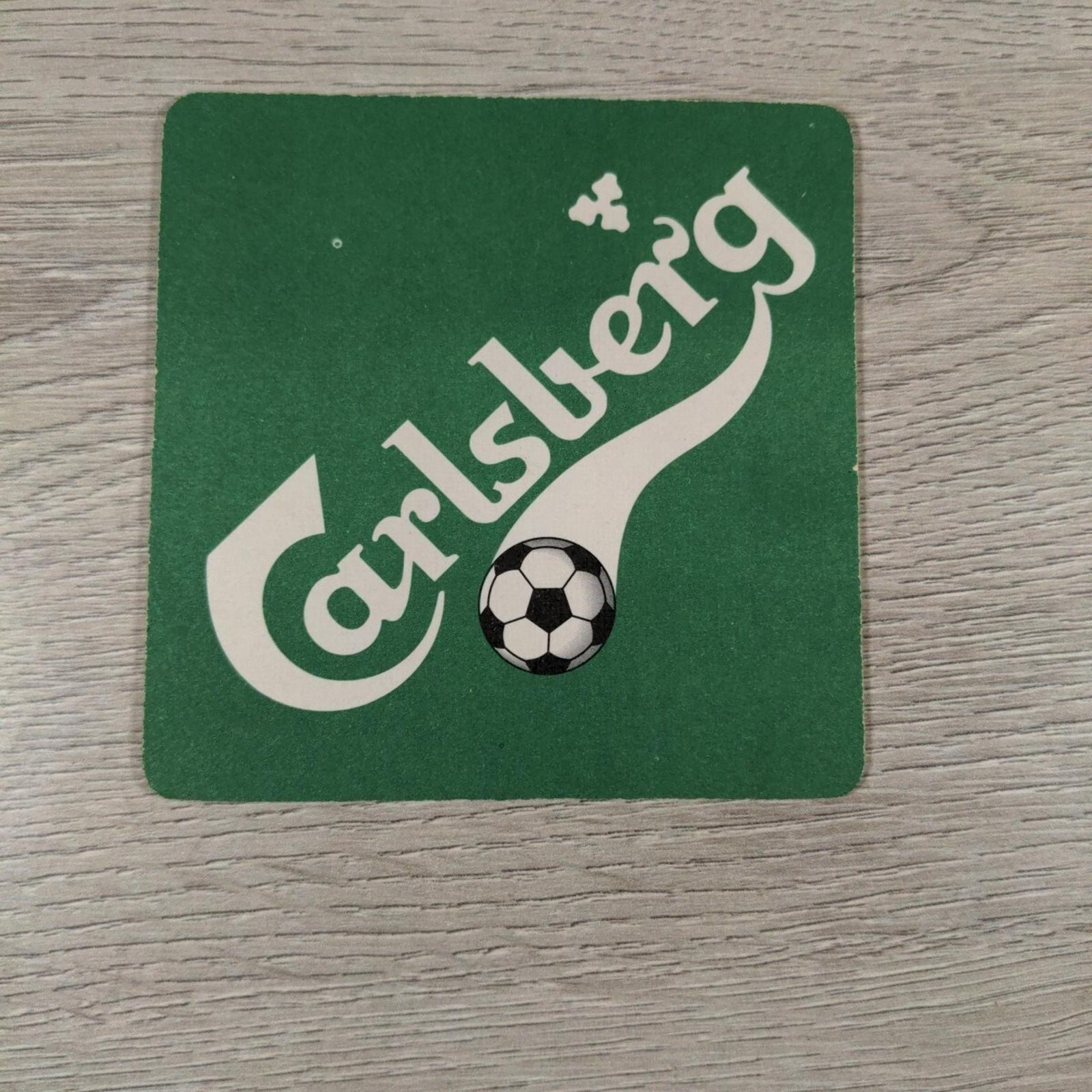 Carlsberg 4 x Vintage Beer Mats Pub Bar Coaster Breweriana - Retrorama UK