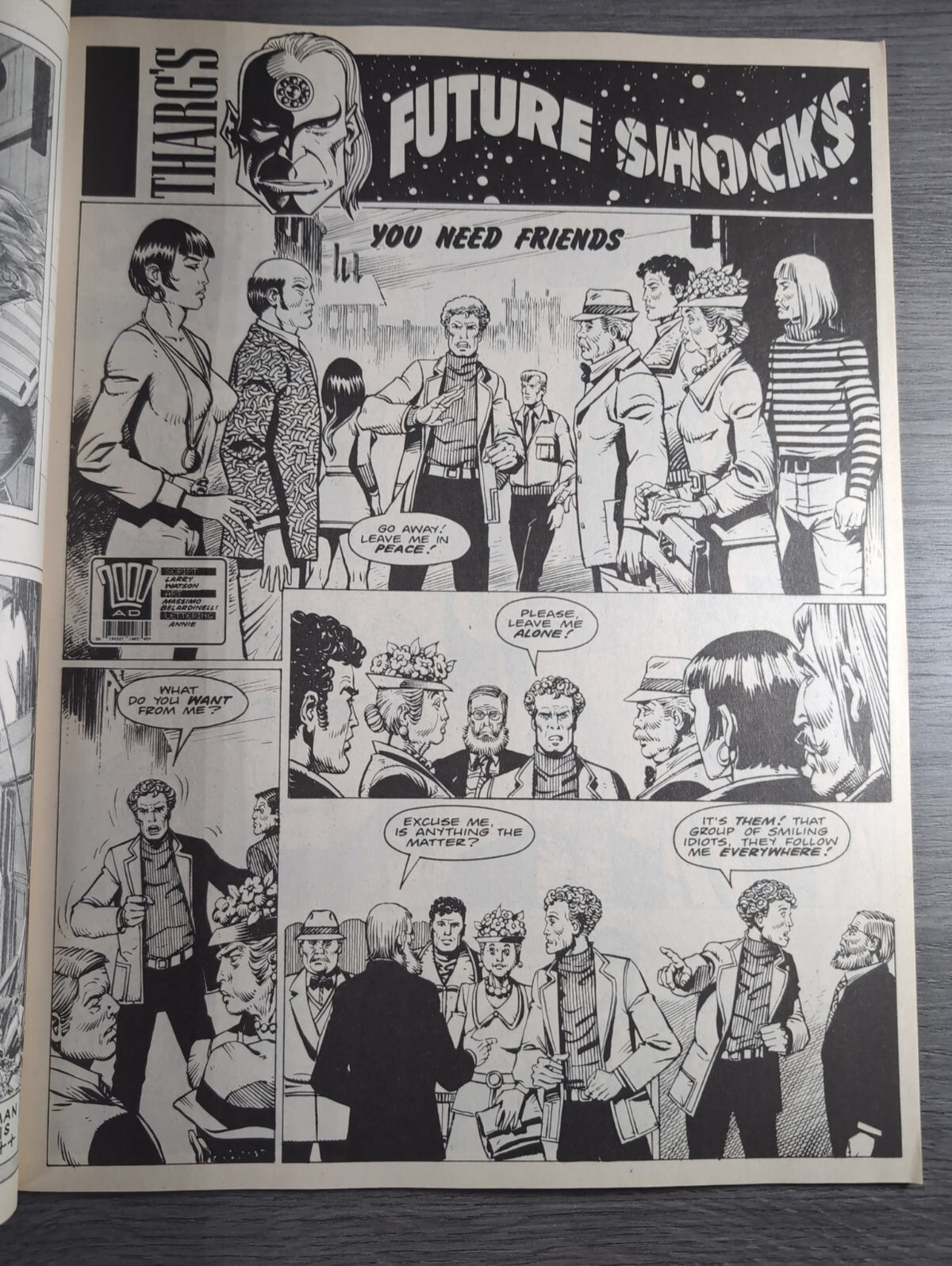 2000AD Prog 646 Featuring Judge Dread Comic 30th Sept 1989 Vintage Retro Comic - Retrorama UK