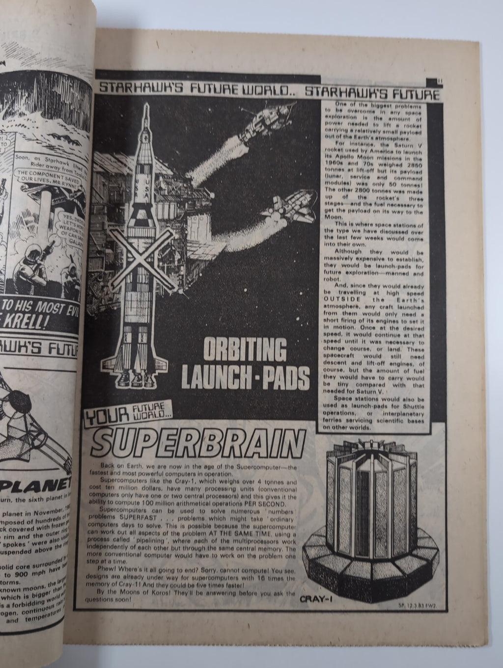 Spike Comic Issue No. 8 March 12th 1983 D.C Thomson Vintage Retro Comic