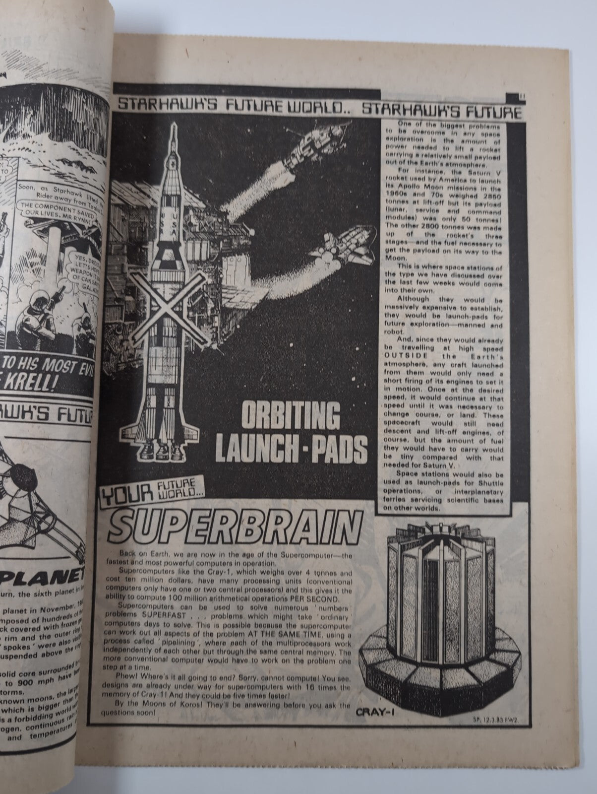 Spike Comic Issue No. 8 March 12th 1983 D.C Thomson Vintage Retro Comic