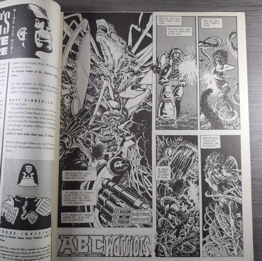 2000AD Prog 560 Featuring Judge Dredd 6th February 1988 Vintage Comic
