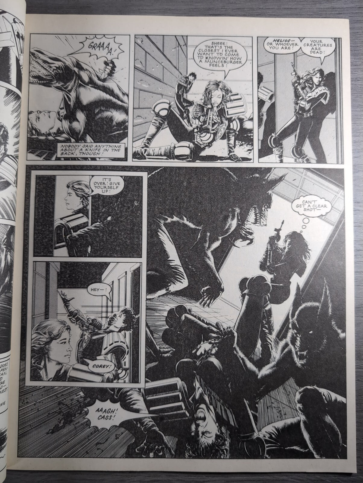 2000AD Prog 621 Featuring Judge Dread Comic 8th April 1989 Vintage Retro Comic