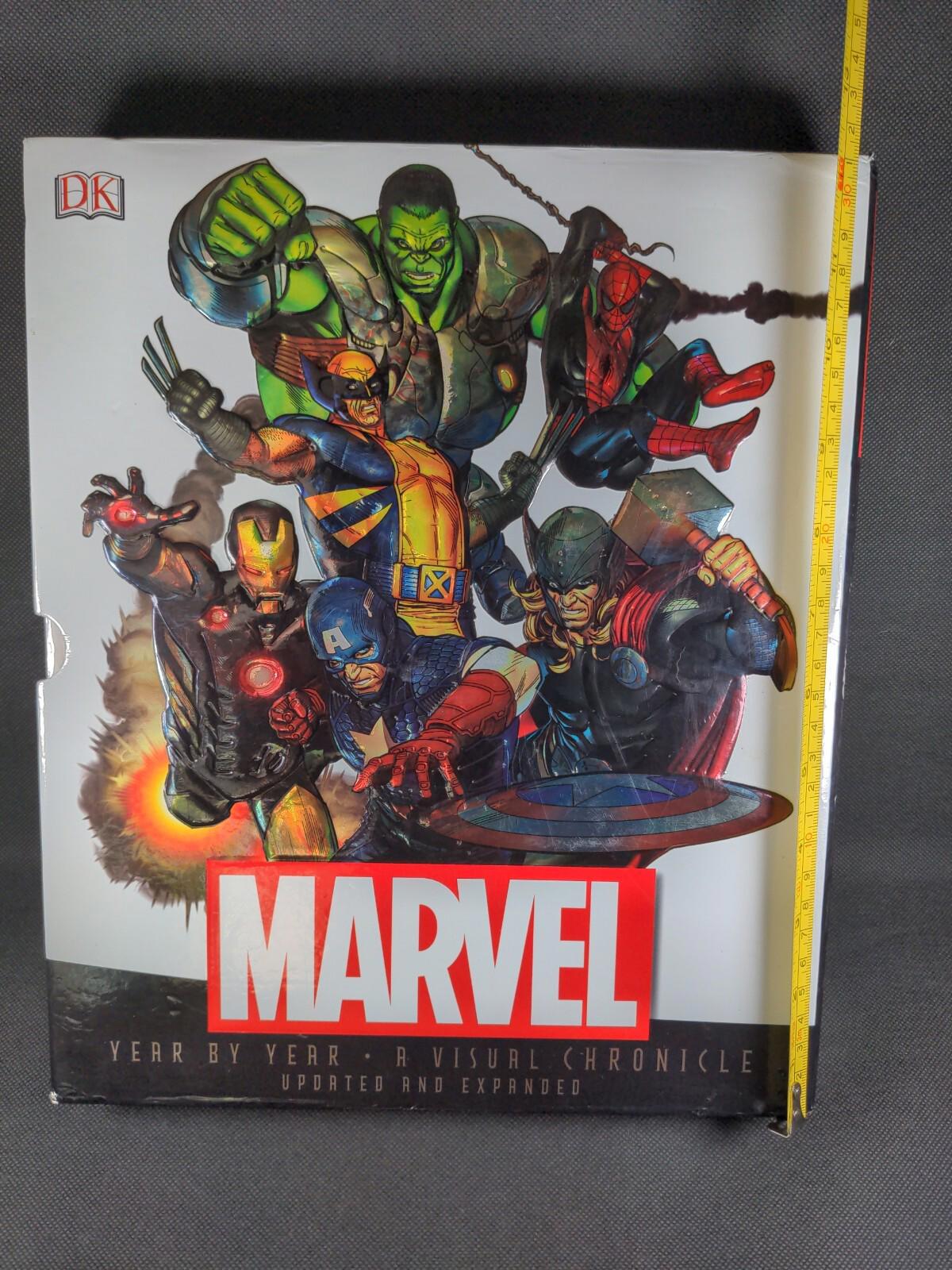 DK Marvel Year By Year A Visual Chronicle Illustrated Hardback Comic Book - Retrorama UK