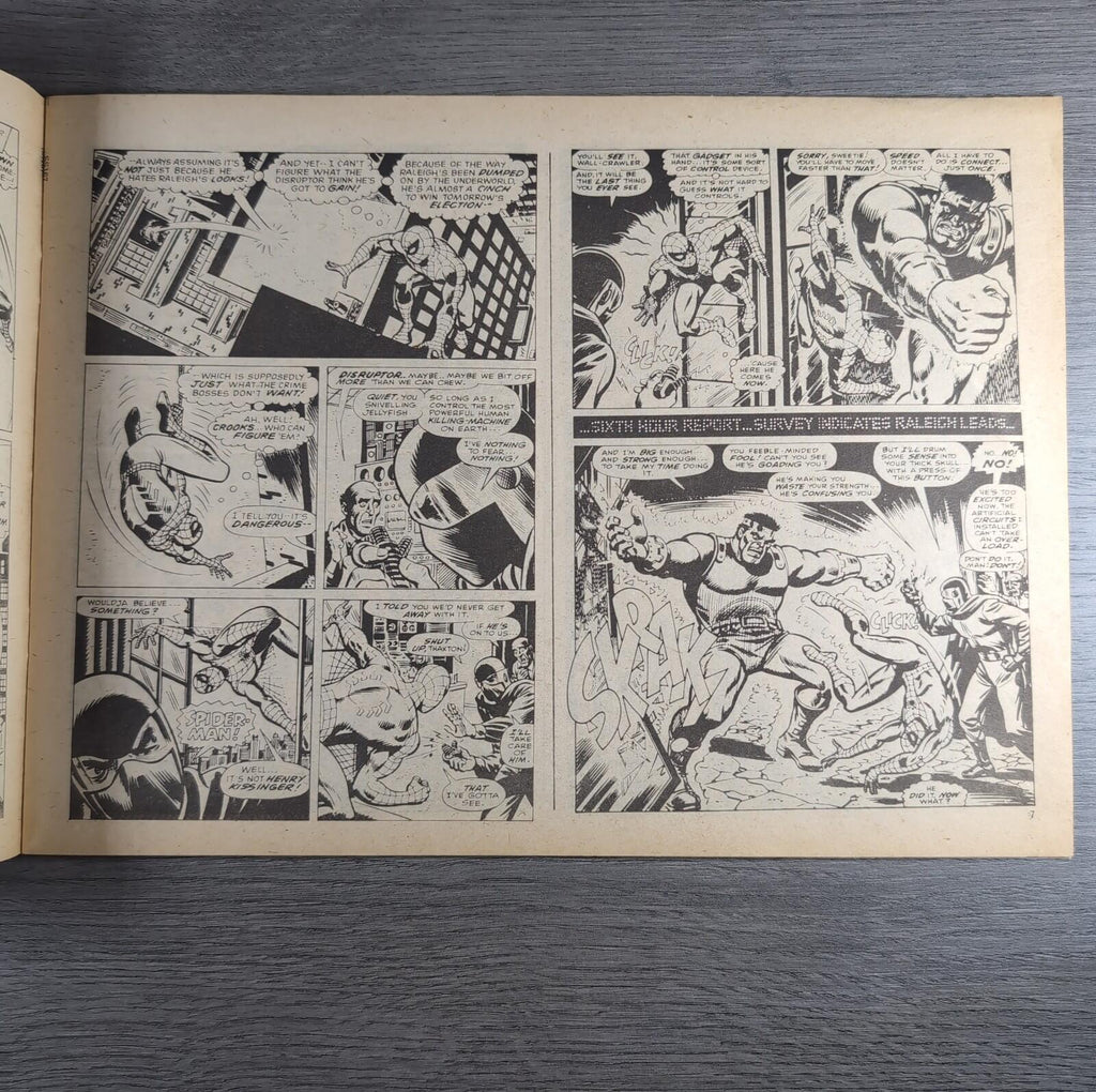 Super Spider-Man With The Super Heroes No. 167 Marvel Comics 24th April 1976