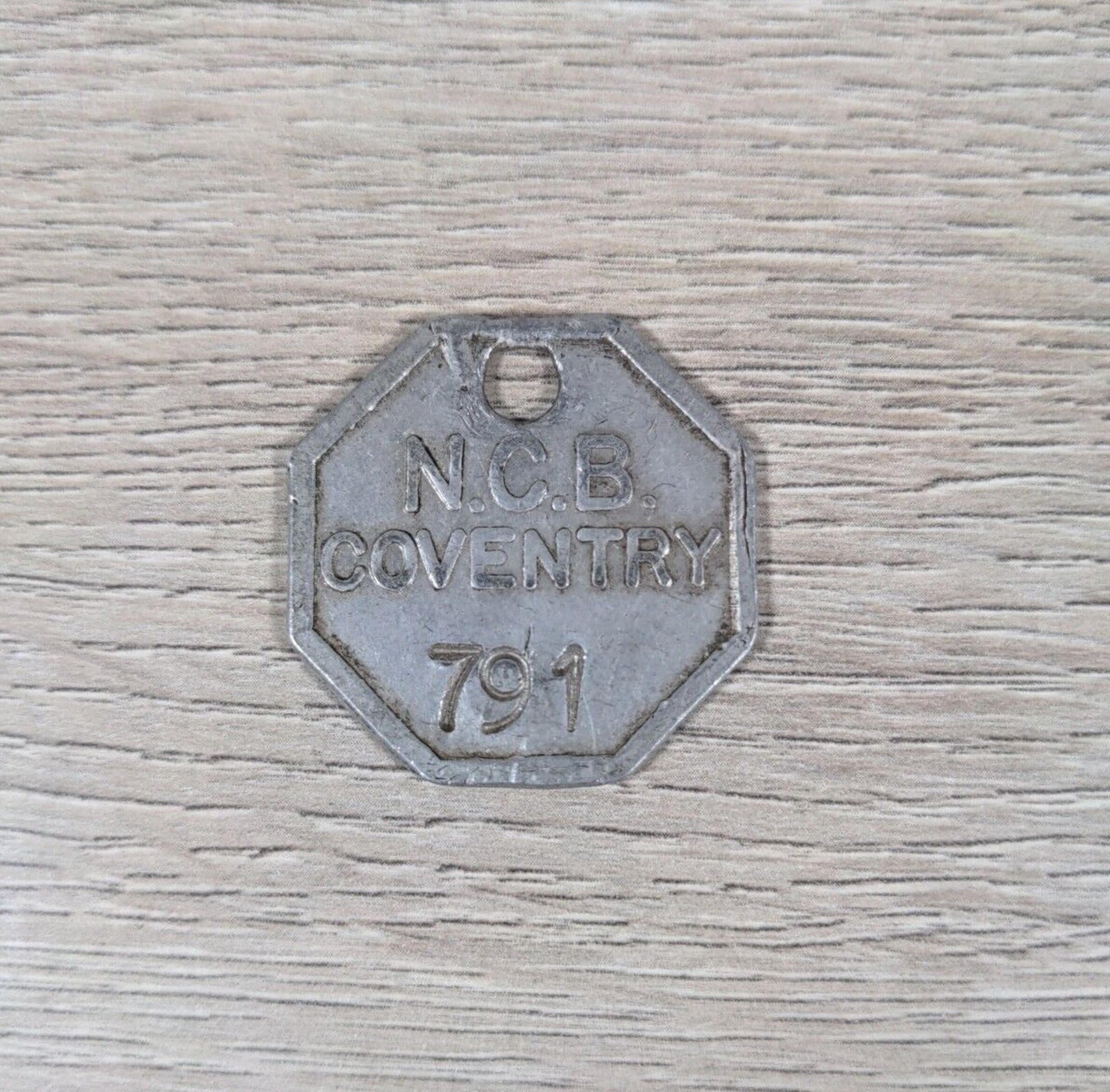NCB Coventry No 791 Miners Pit Check Token