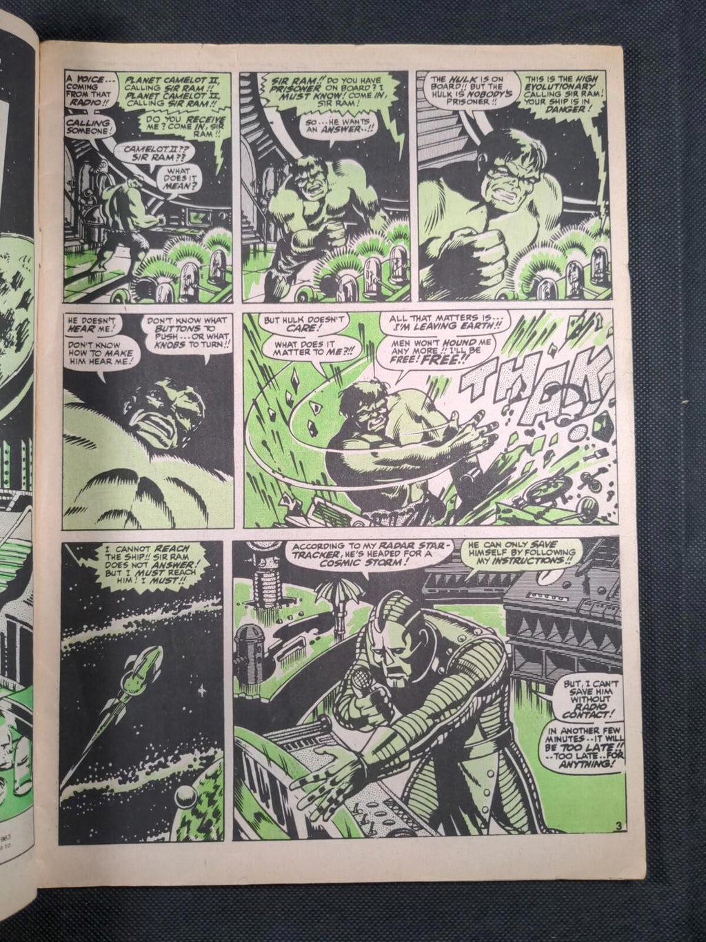 Mighty World of Marvel Issue No 40 July 1973 Vintage Marvel UK Vintage Comic