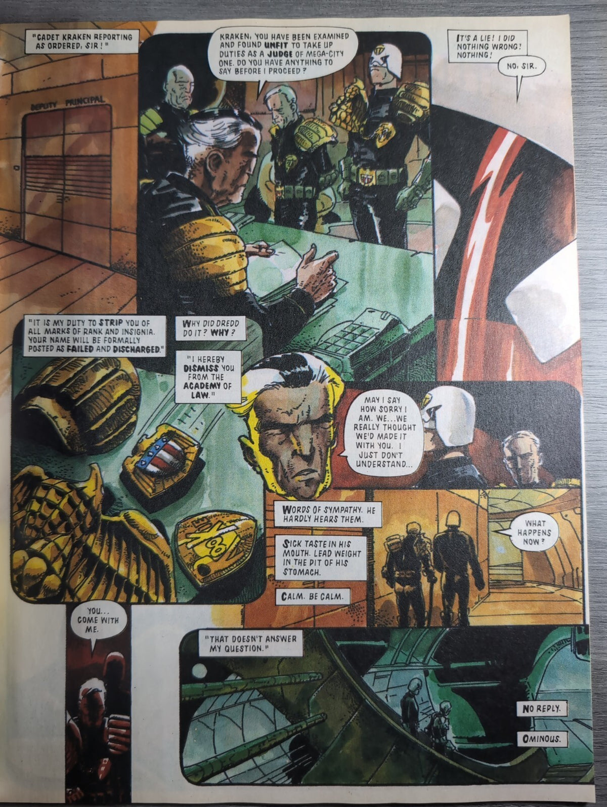 2000AD Prog 669 Featuring Judge Dread Comic 10th March 1990 Vintage Retro Comic - Retrorama UK