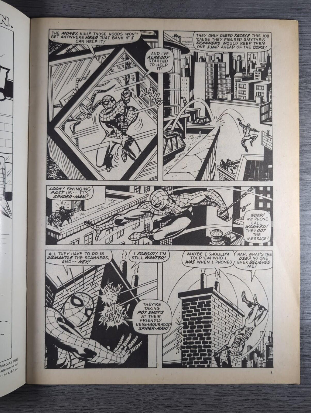 Spider-Man Comics Weekly No 153 Marvel Comics UK 17th January 1976 Vintage Comic