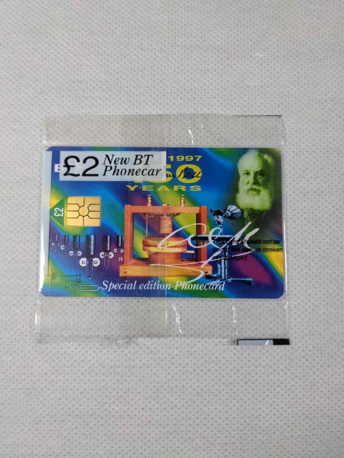 BT Phone Card  Special Edition Unused Vintage £2 Chip Phonecard Unopened Sealed
