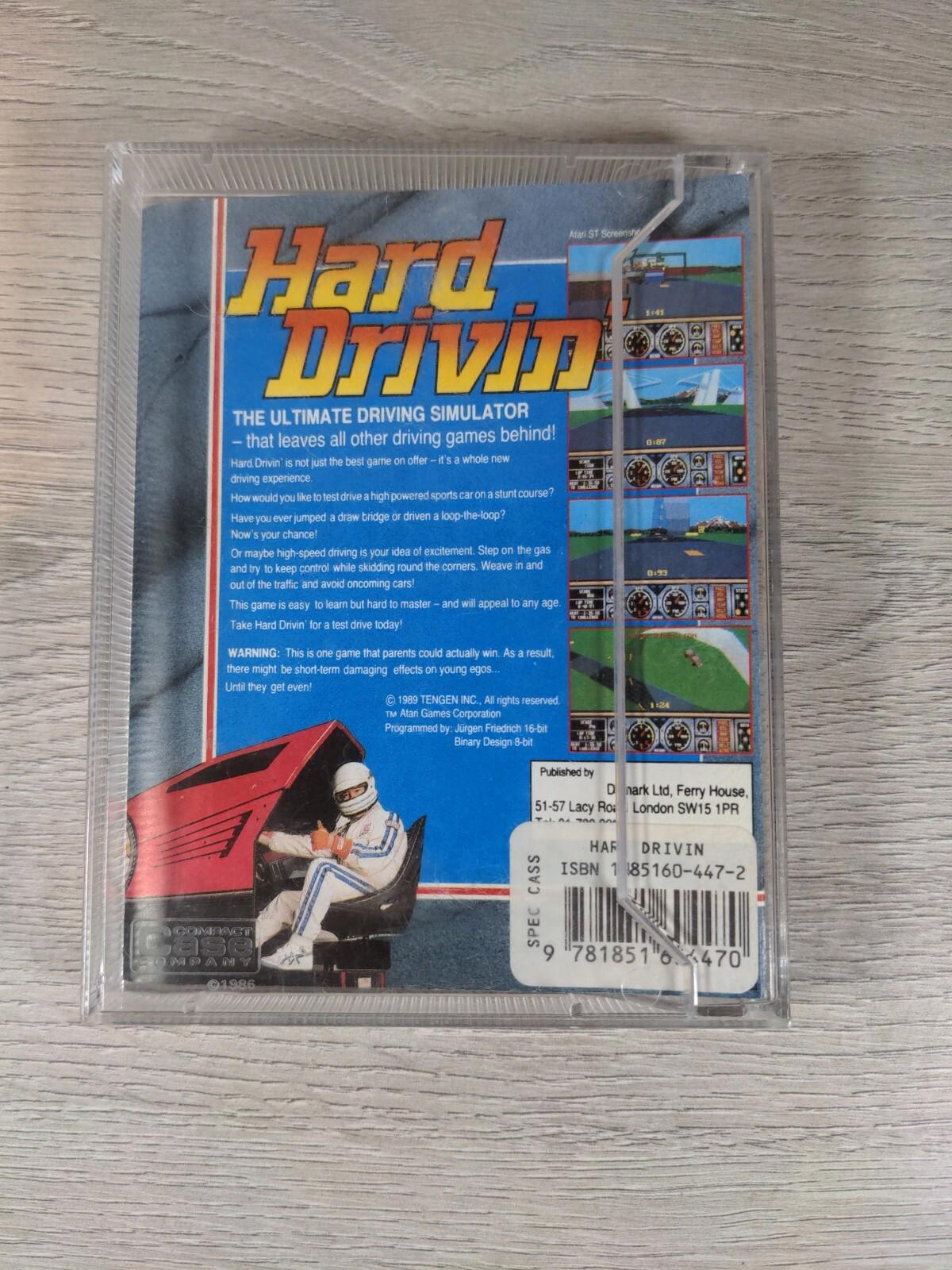 Hard Driving ZX Spectrum 48K 128K Video Game Cassette Tested & Working
