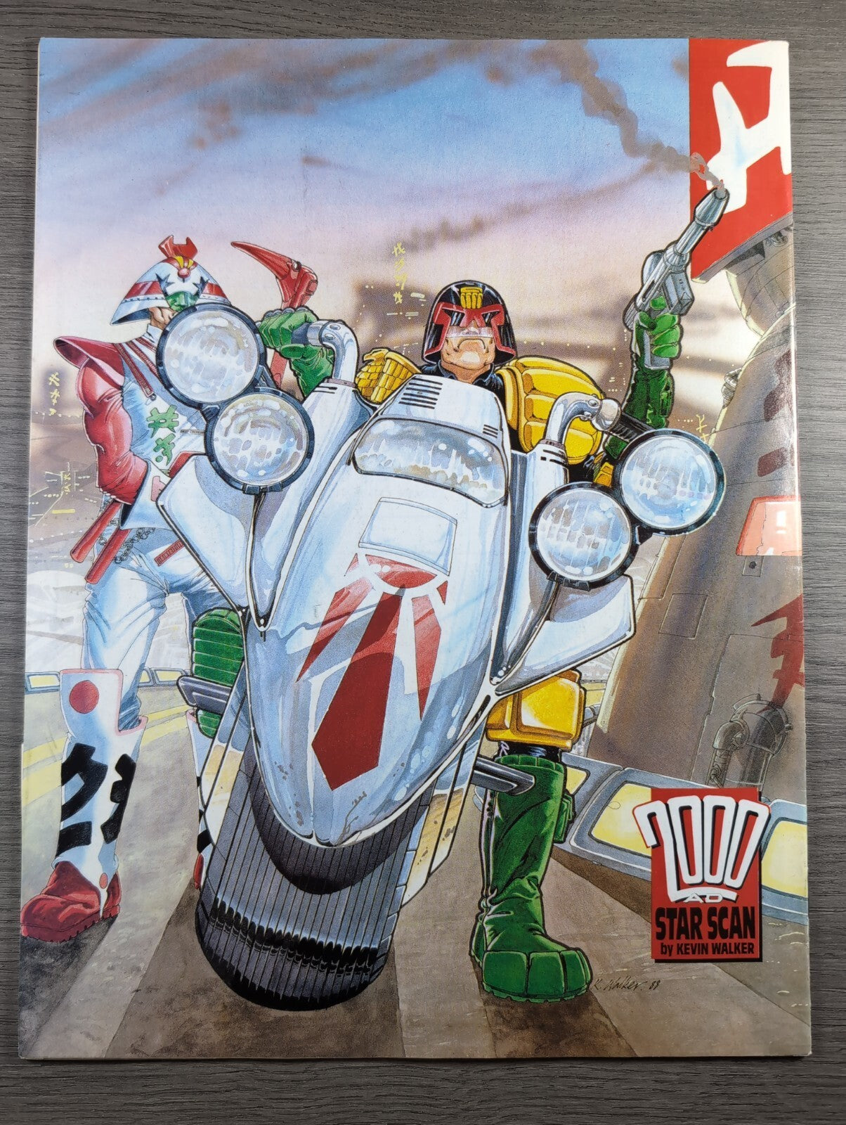 2000AD Prog 610  Featuring Judge Dread Comic 21st Jan 1989 Vintage Retro Comic