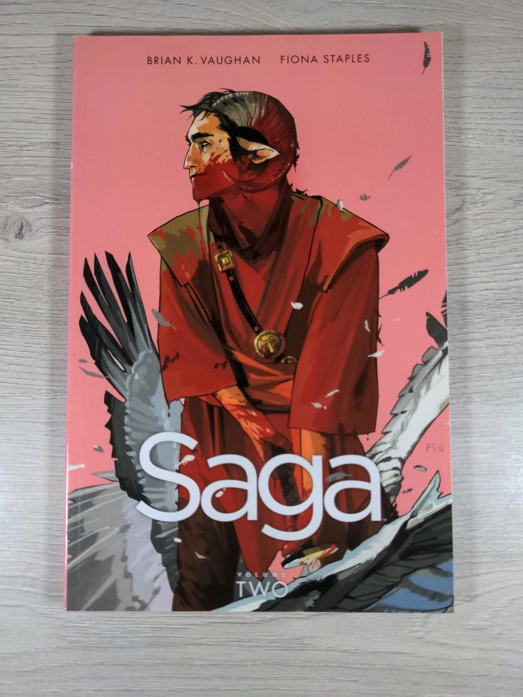 Saga Volume 2 by Brian K Vaughan Paperback 2013 Image Graphic Novel - Retrorama UK