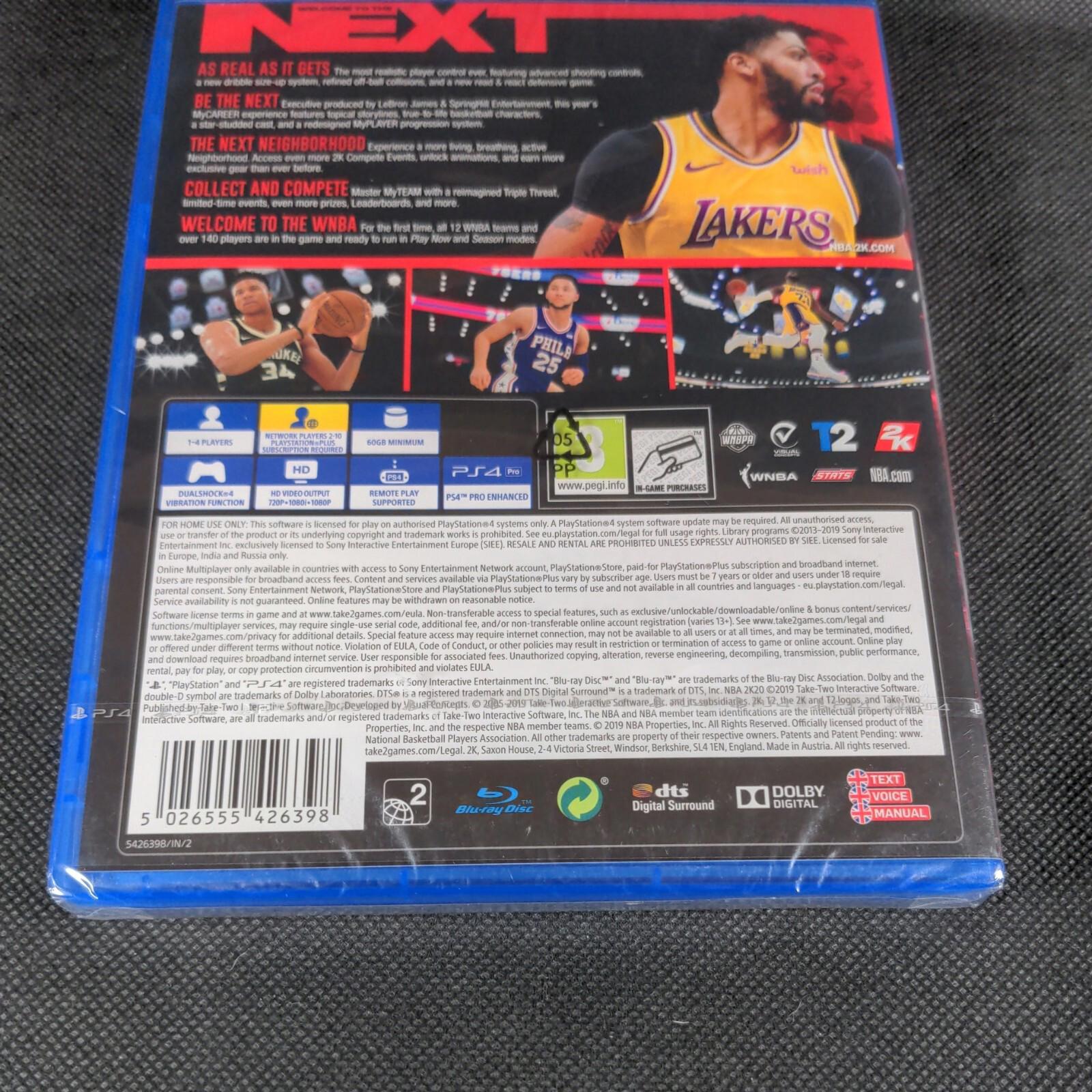 NBA 2K20 Anthony Davis  PlayStation 4 PS4 Game 2K Games New & Sealed