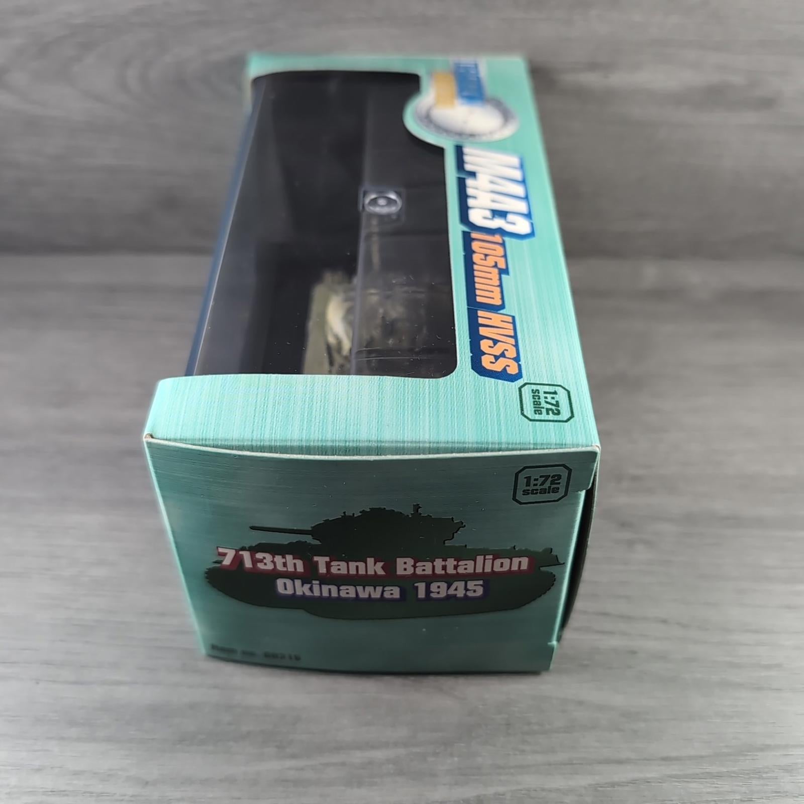 Dragon Armor M4A3 105mm HVSS 713th Tank Battalion Okinawa 1945 1:72 Scale Model