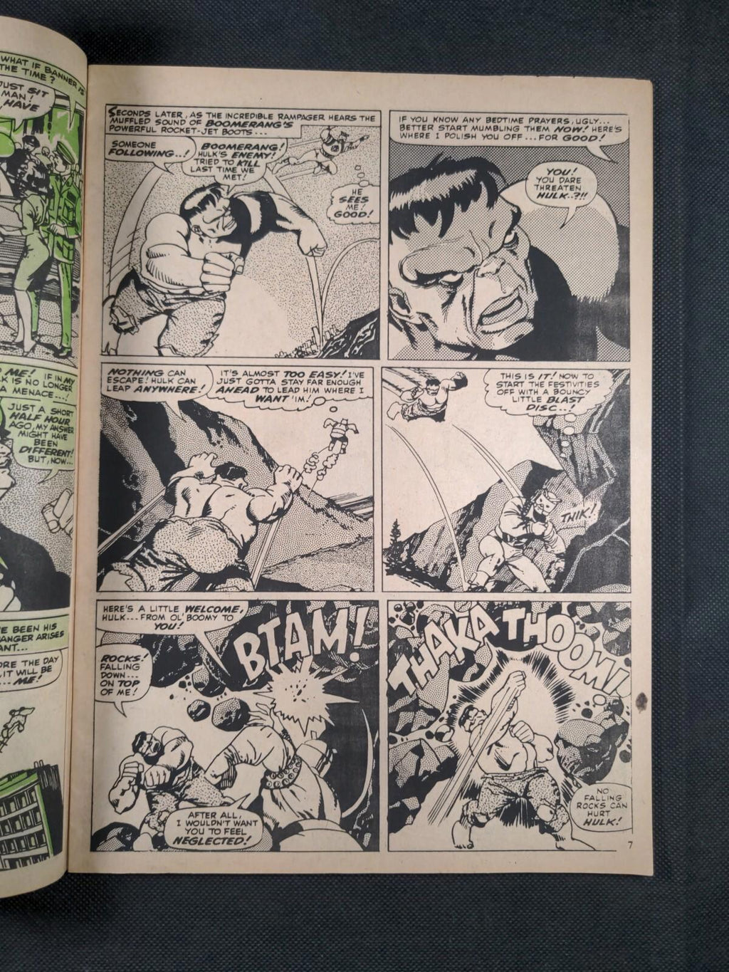 Mighty World of Marvel Issue No 37 June 1973  Vintage Marvel UK Comic - Retrorama UK