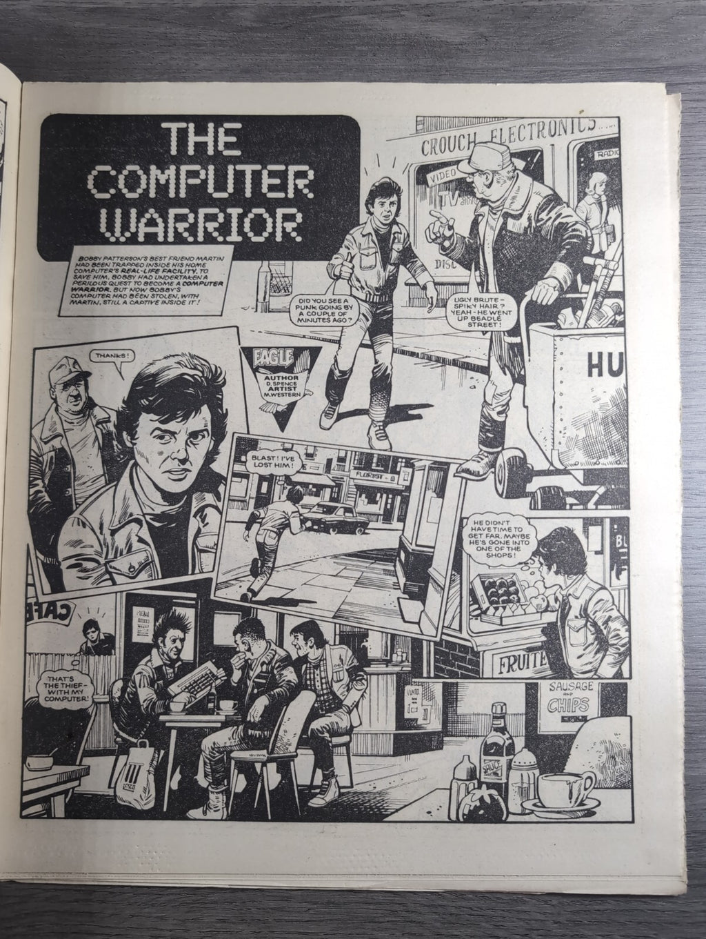 Eagle Comic Issue No. 211 5th April 1988 Vintage Retro UK Comic