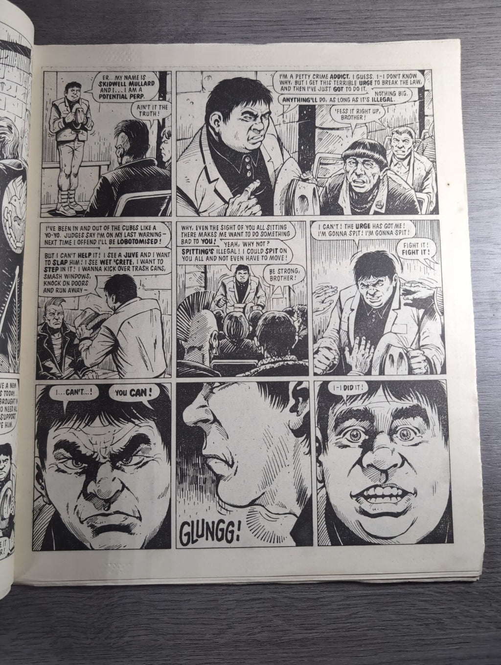 2000AD Prog 482 Featuring Judge Dread Comic Date 9th Aug 1986 Retro Comics