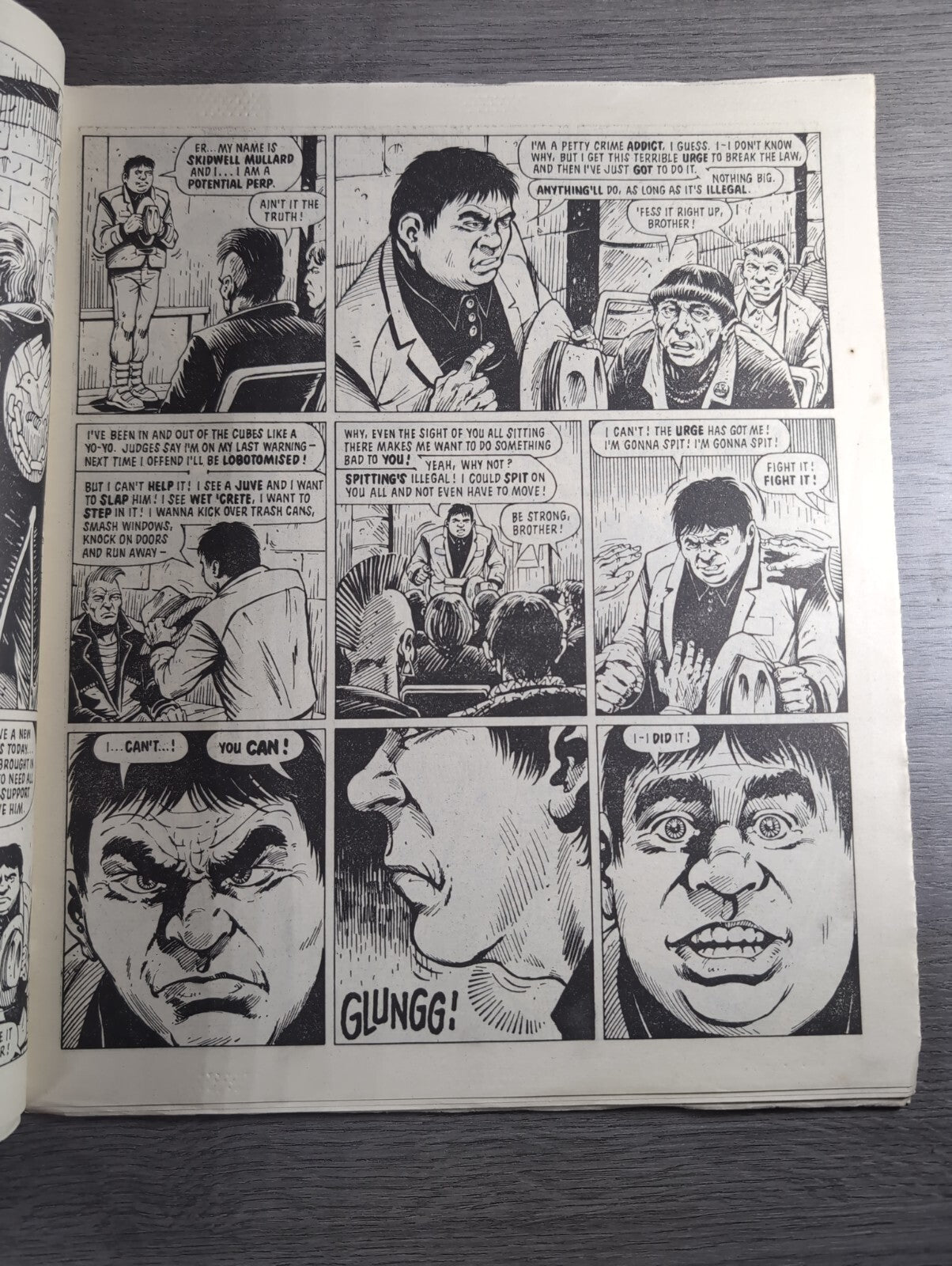 2000AD Prog 482 Featuring Judge Dread Comic Date 9th Aug 1986 Retro Comics