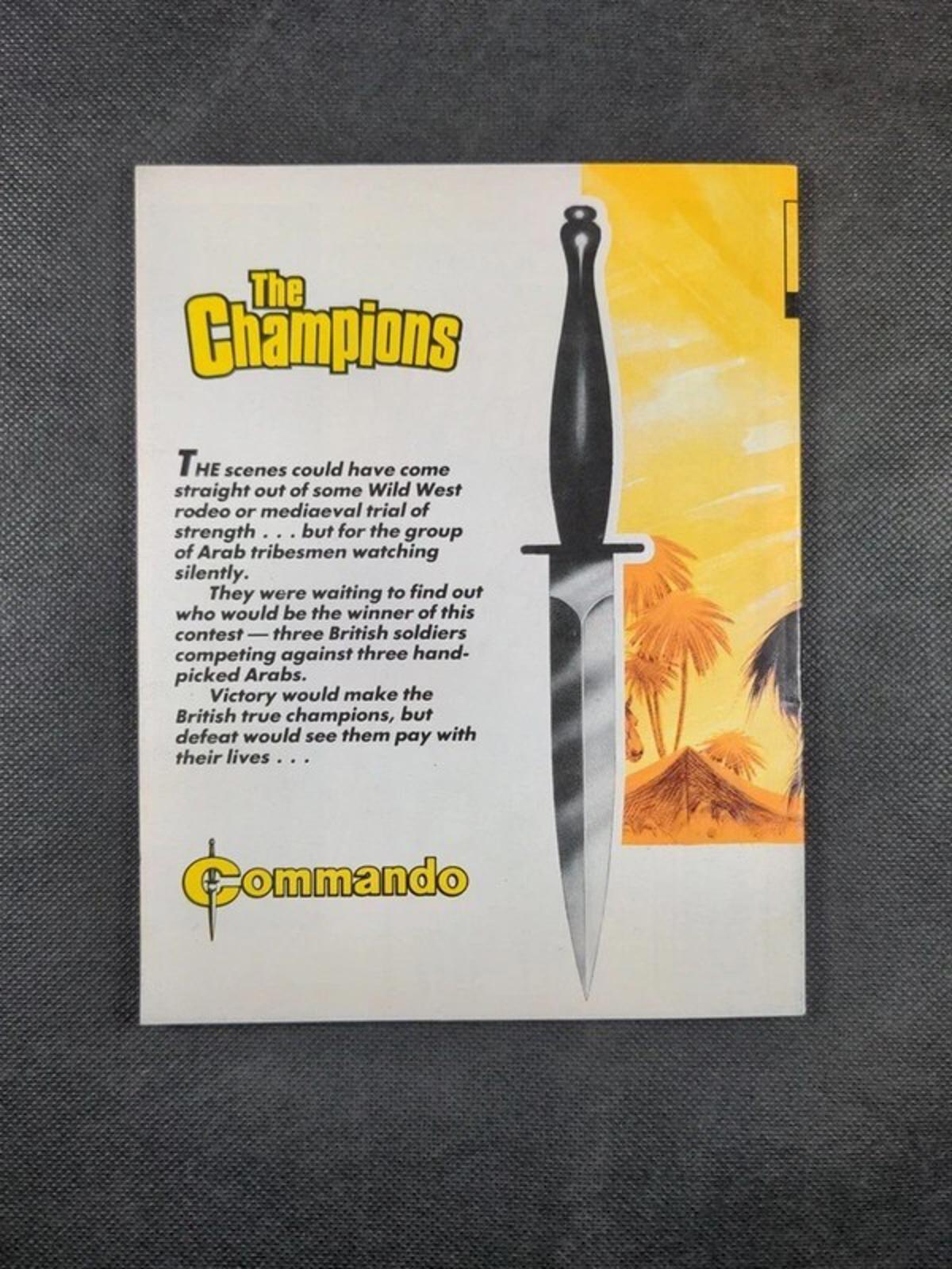 Commando Comic Issue Number 2723 The Champions Vintage Comic