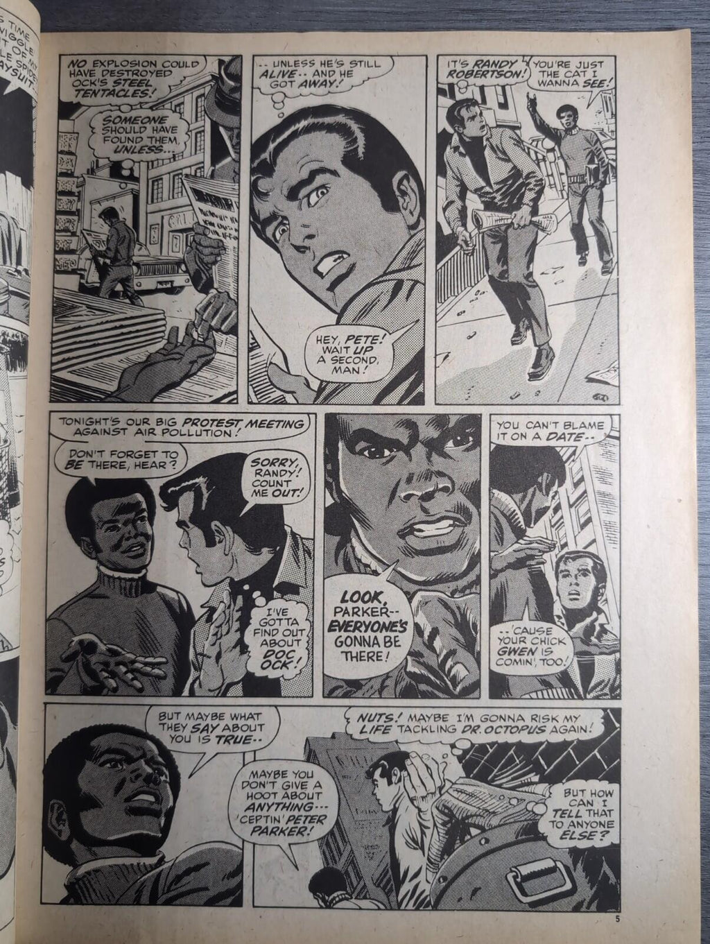 Spider-Man Comics Weekly No 115 Marvel Comics UK 25th April 1975 Vintage Comic