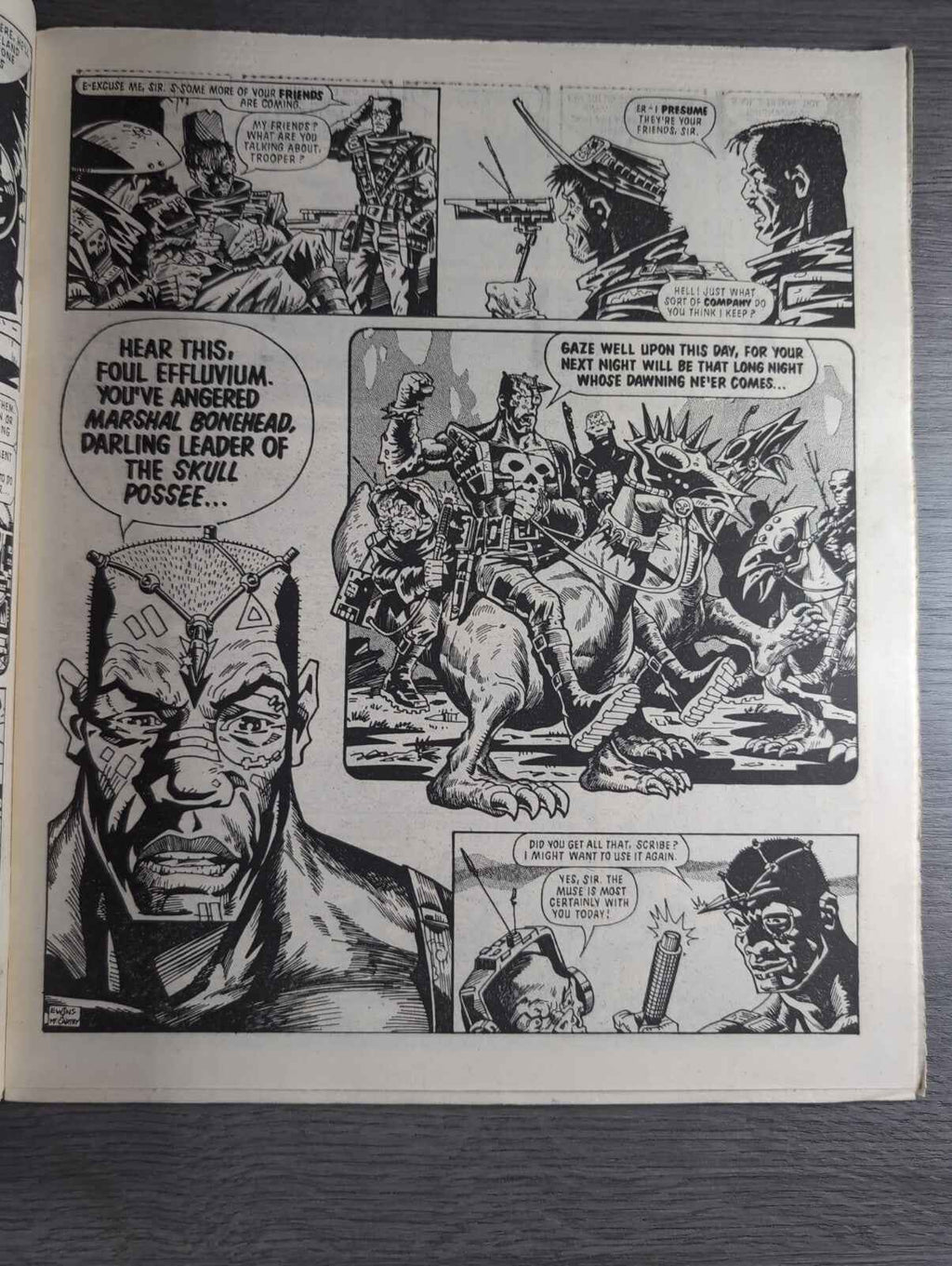 2000AD Prog 510  Featuring Judge Dread Comic 21st Feb 1987 Vintage Retro Comic