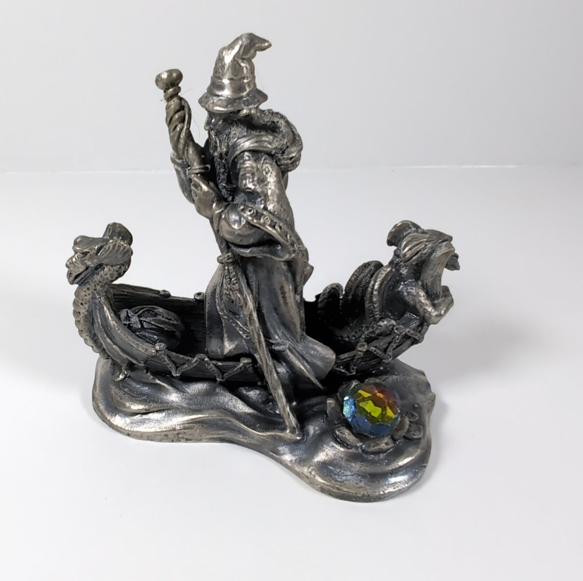 Myth & Magic The Wizard Of The Lake The Tudor Mint Pewter Metal Figure
