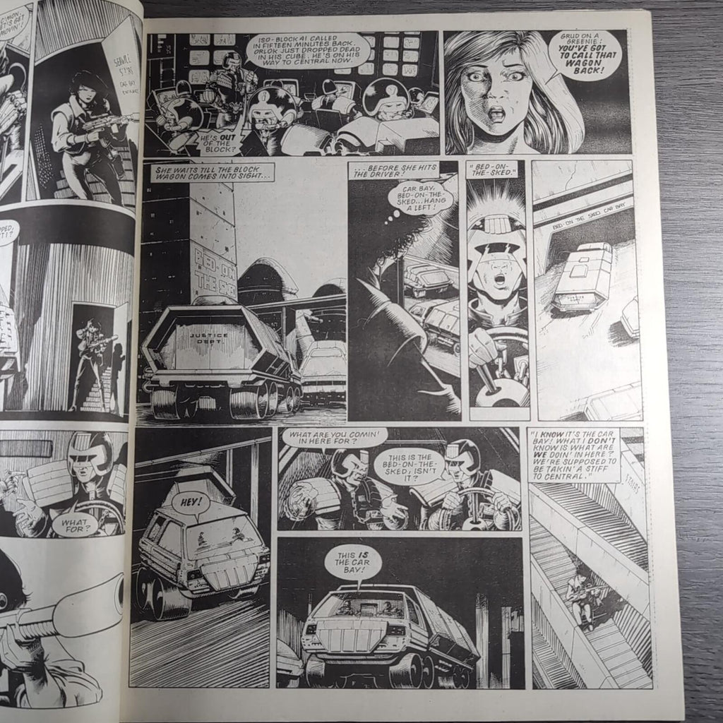 2000AD Prog 528 Featuring Judge Dredd 27th June 1987 Vintage Comic