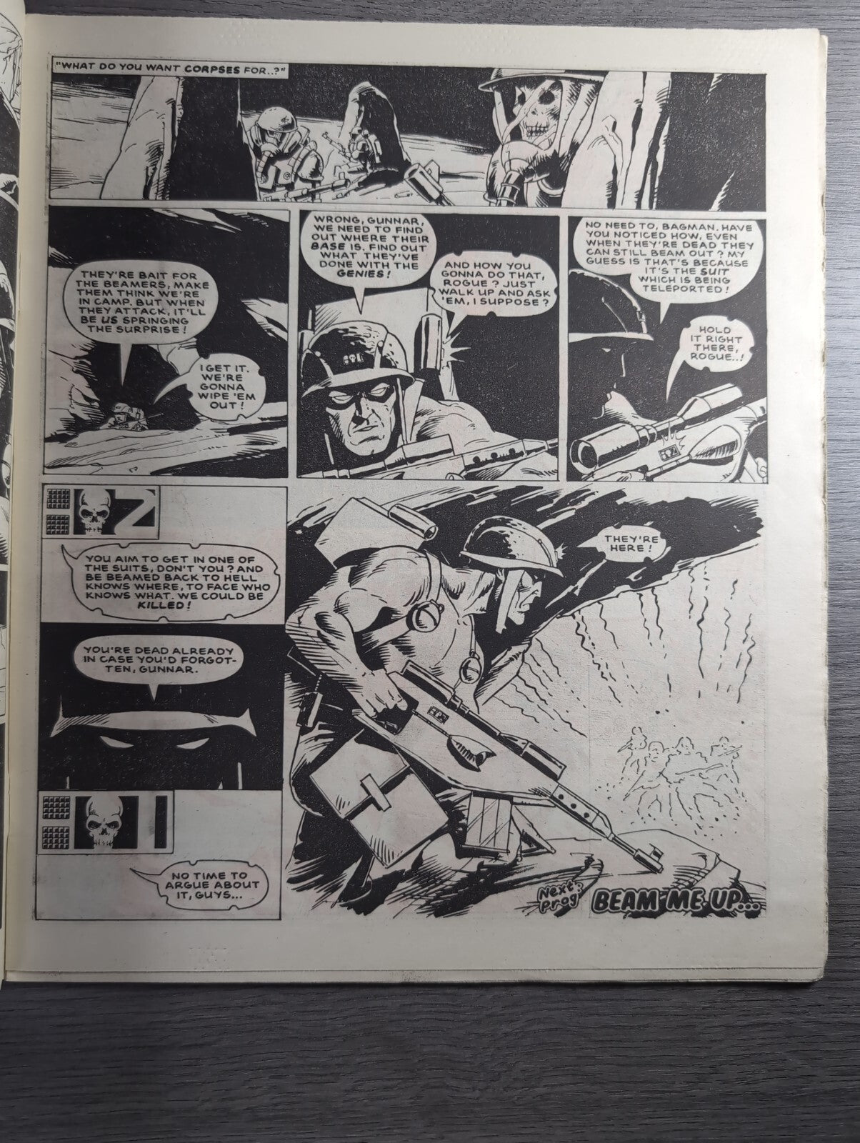 2000AD Prog 495 Featuring Judge Dread Comic 8th Nov 1986 Vintage Retro Comic