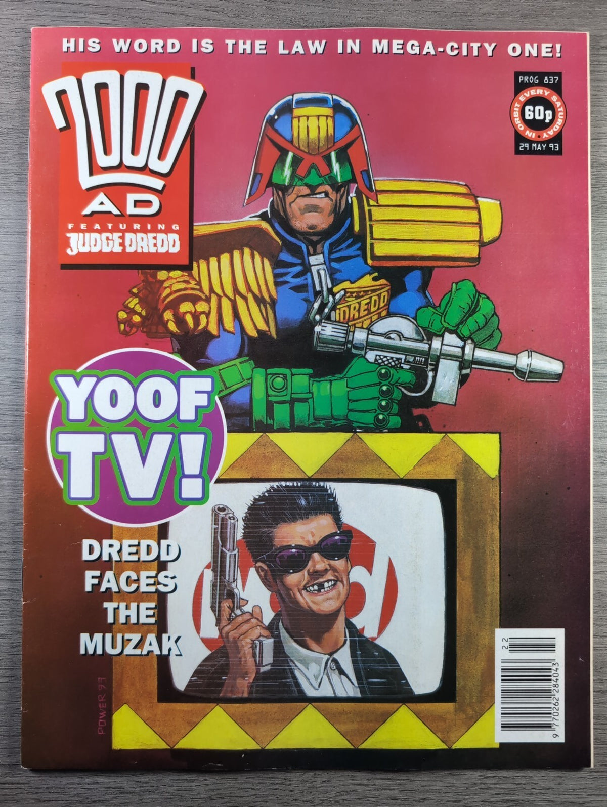 2000AD Prog 837 Featuring Judge Dredd Comic 29th May 1993 Vintage Retro Comic