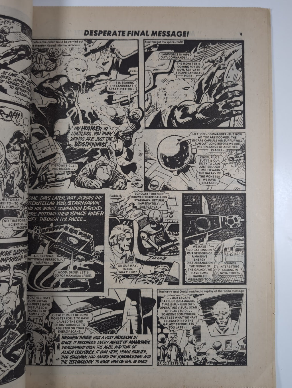 Spike Comic Issue 1  D.C Thomson Vintage  Comic Jan 22nd 1983