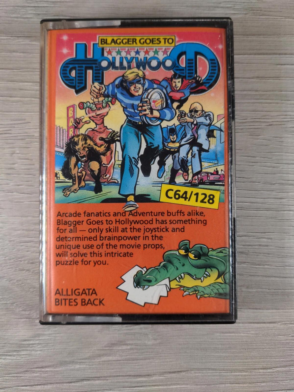 Blagger Goes To Hollywood Commodore 64 C64 Video Game Cassette Tested & Working