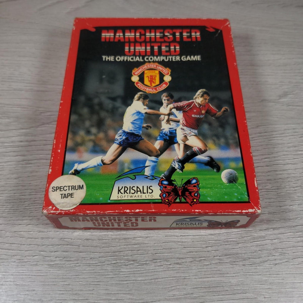 Manchester United ZX Spectrum 48K 128K Football Game Cassette Tested & Working
