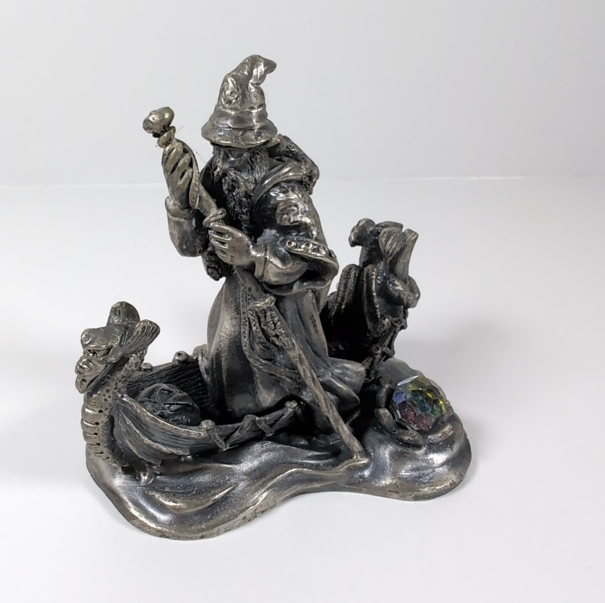 Myth & Magic The Wizard Of The Lake The Tudor Mint Pewter Metal Figure