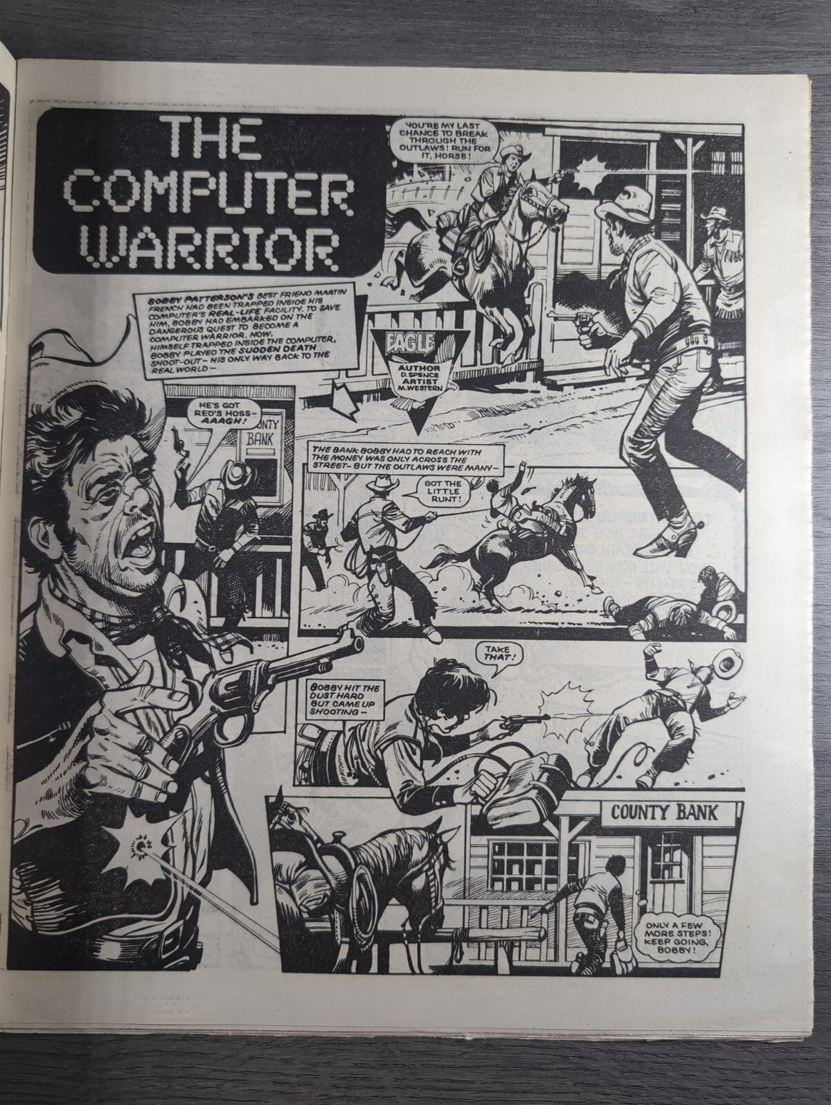 Eagle Comic Issue No. 209 22nd March 1986 Vintage Retro UK Comic