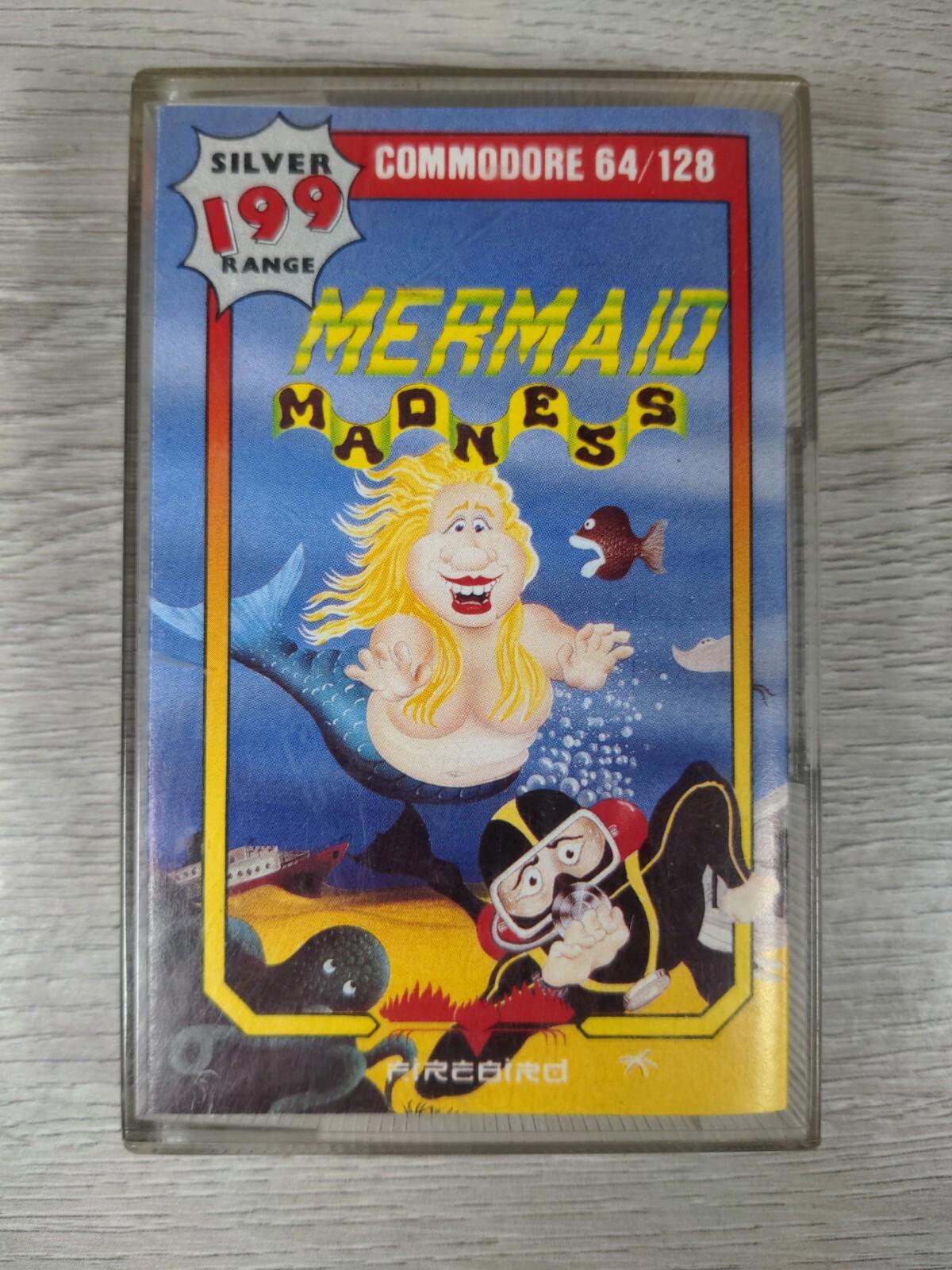 Mermaid Madness Commodore 64 C64 Game Cassette Tested & Working