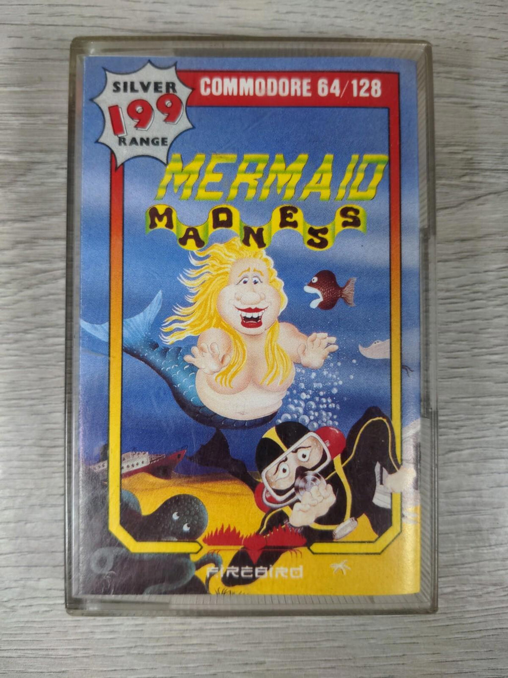 Mermaid Madness Commodore 64 C64 Game Cassette Tested & Working