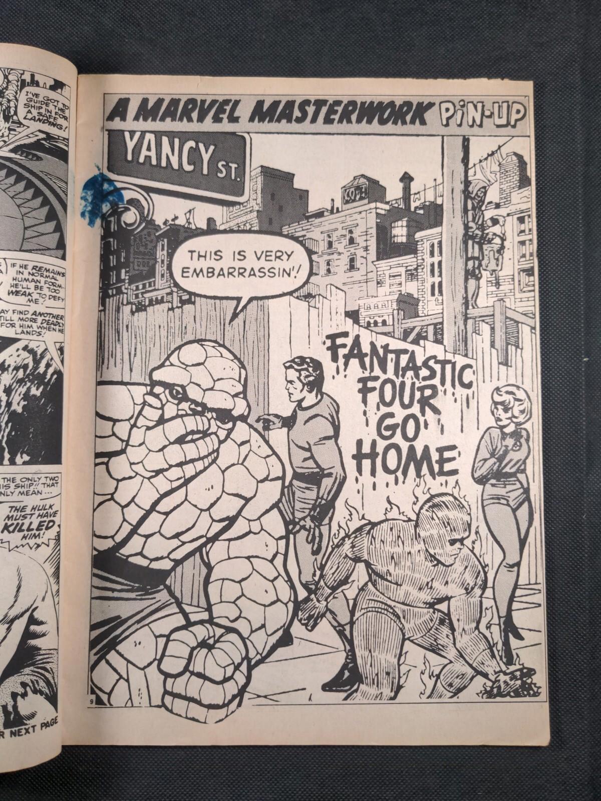 Mighty World of Marvel Issue No 40 July 1973 Vintage Marvel UK Vintage Comic