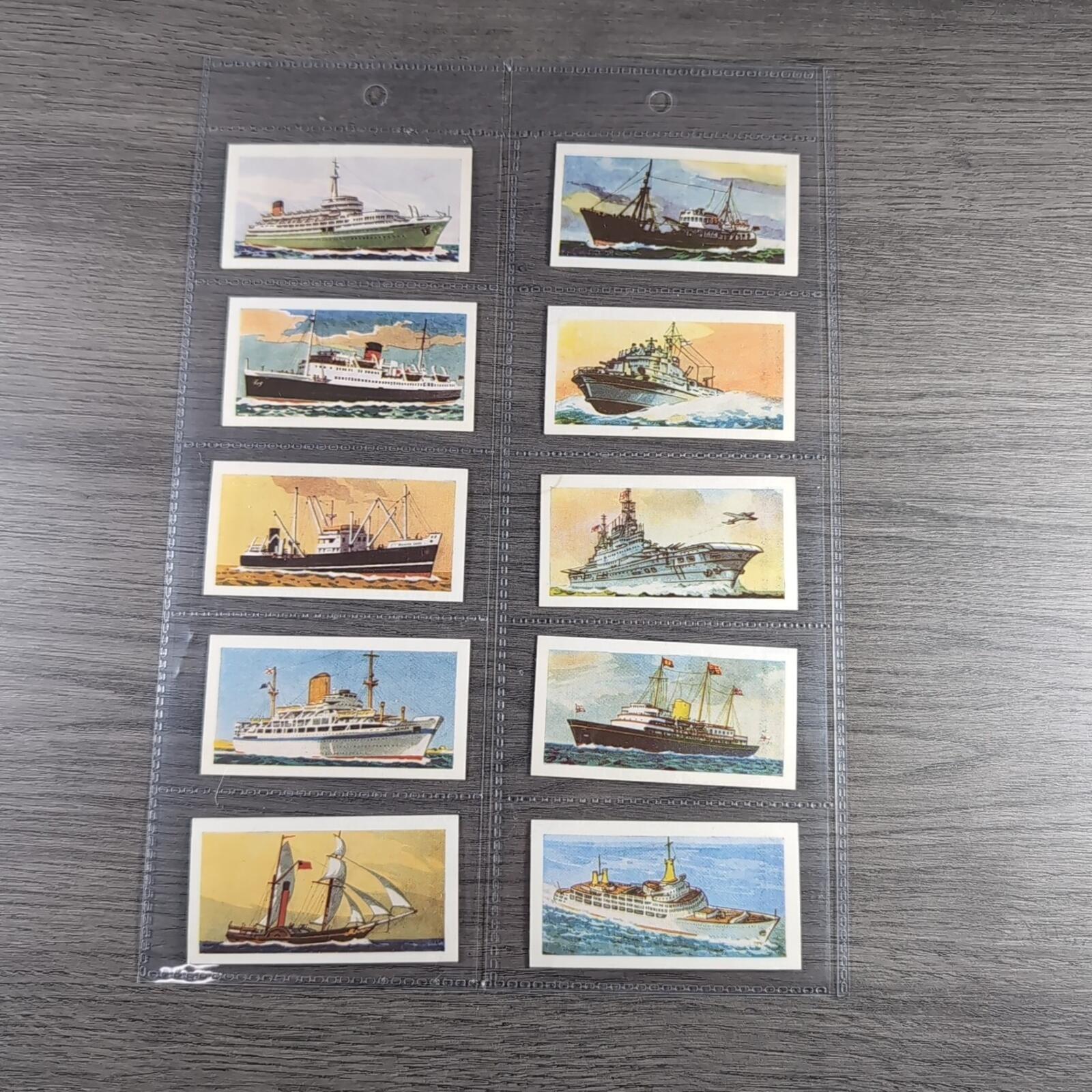 Ships Through the Ages 1963 C.S Ltd 2nd Series Complete Full Set of 50 Cards