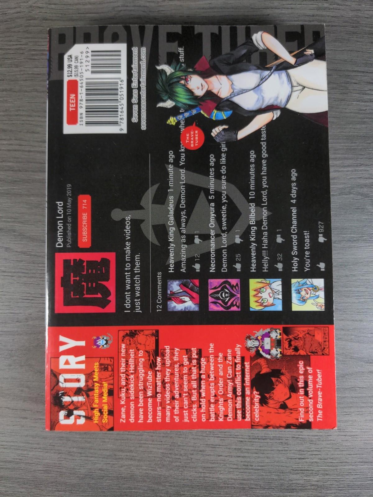 The Brave-Tuber Vol. 2 by Takahito Oosaki Manga Paperback Book 2020 - Retrorama UK