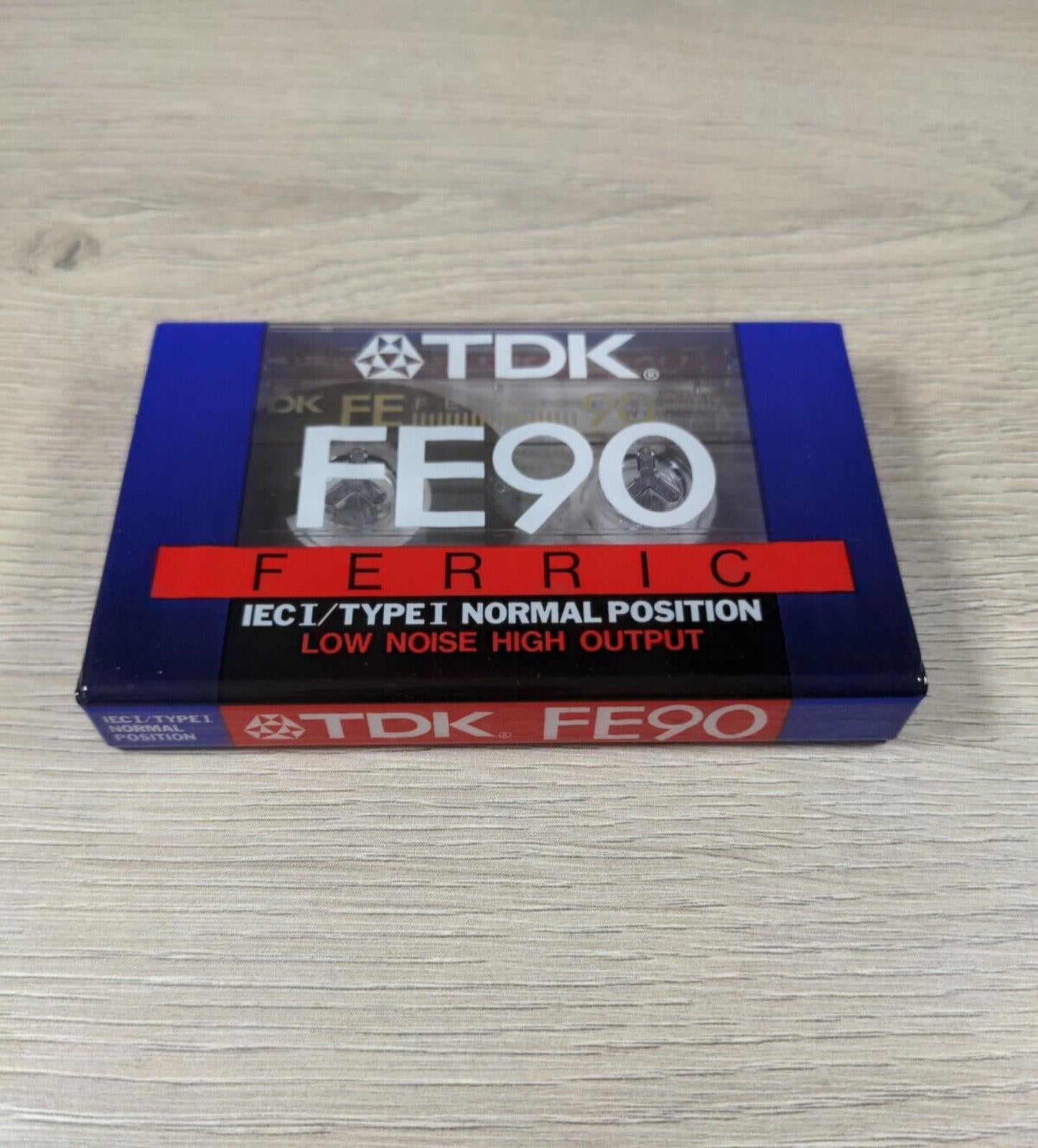 TDK FE90 Ferric ICE/Type I Low Noise Audio Cassette Tape 90 Mins Factory Sealed - Retrorama UK