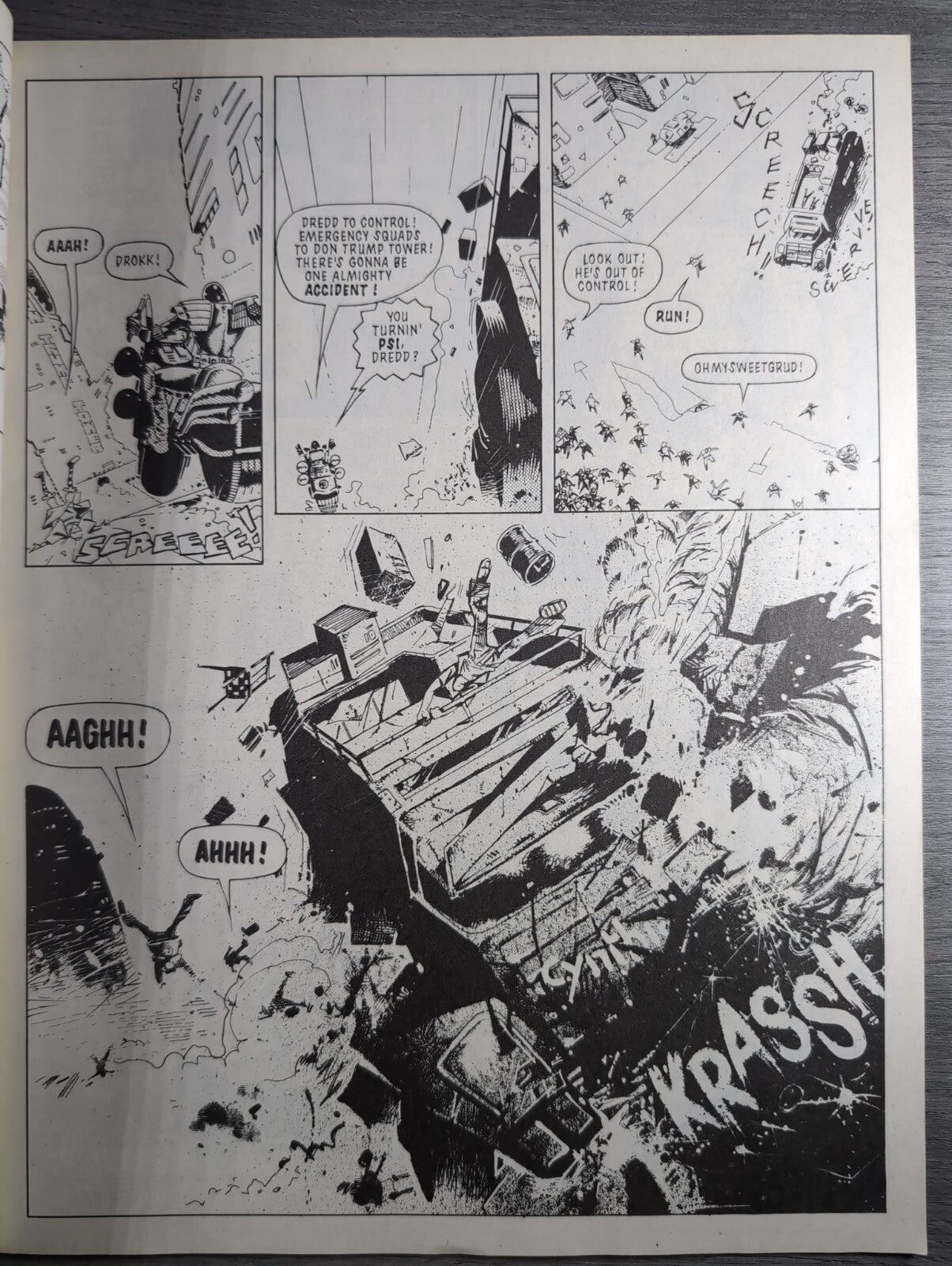 2000AD Prog 628 Featuring Judge Dread Comic 27th May 1989 Vintage Retro Comic