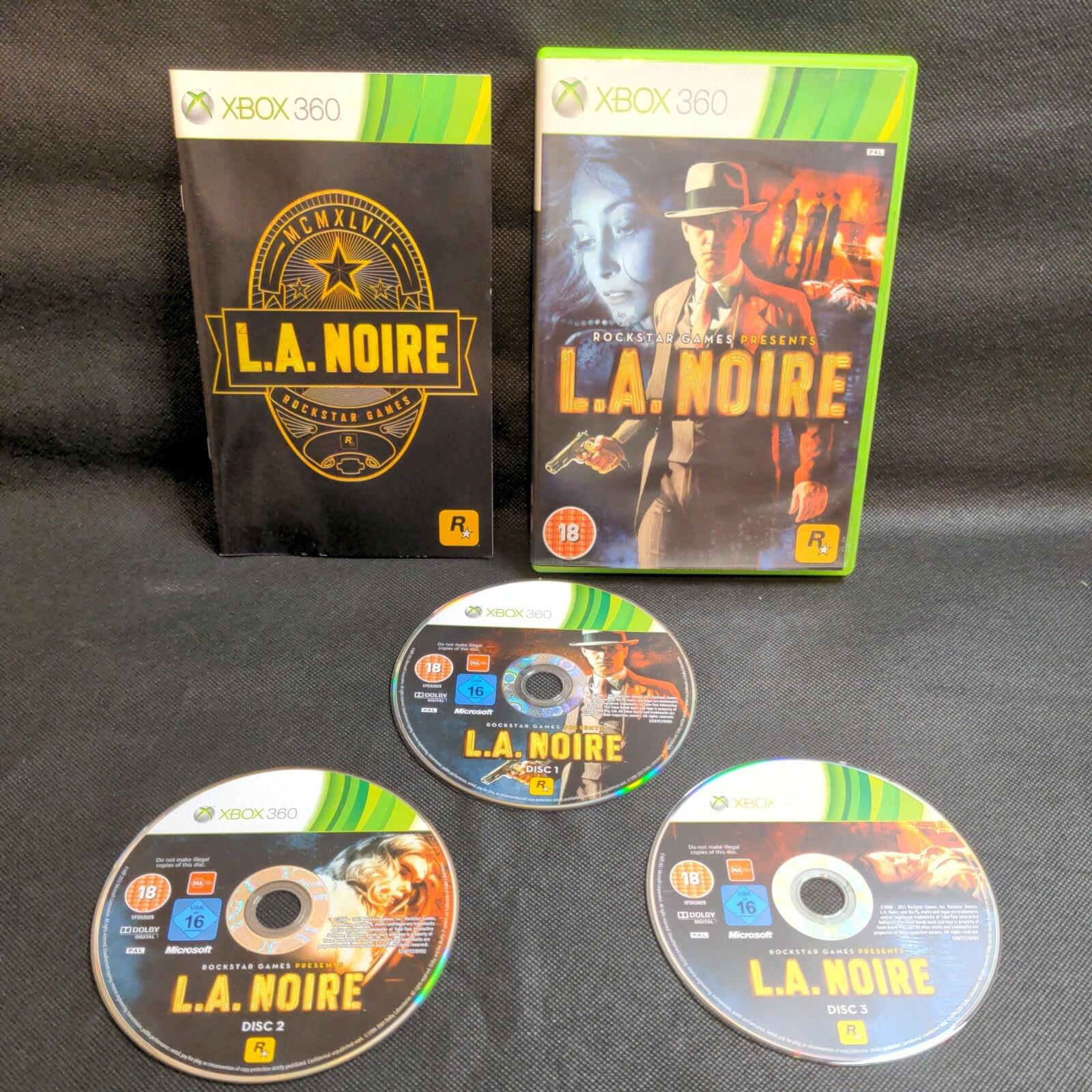 L.A. Noire Microsoft Xbox 360 Game