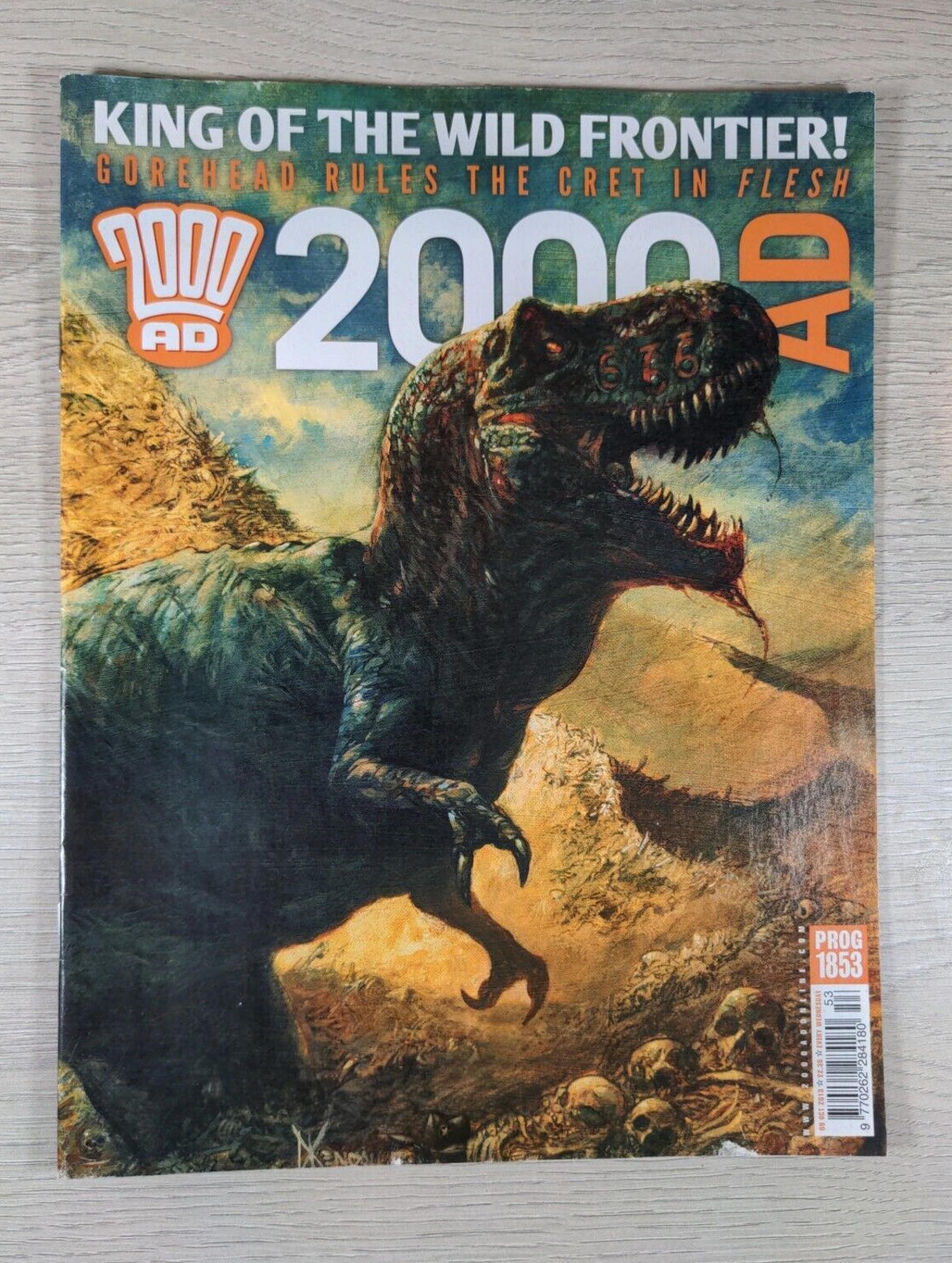 2000AD Comic King Of The Wild Frontier! Prog 1853 Date 9th October 2013 - Retrorama UK
