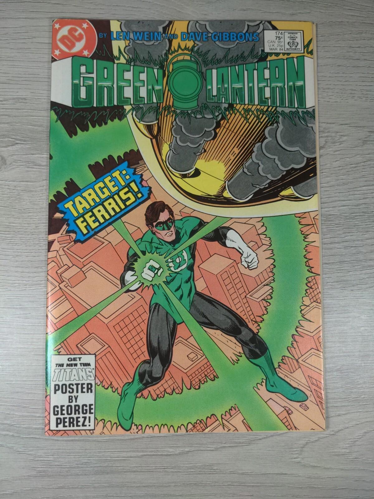 DC Comics Green Lantern Issue 174 Target Ferris! March 1984 Vintage Comic - Retrorama UK