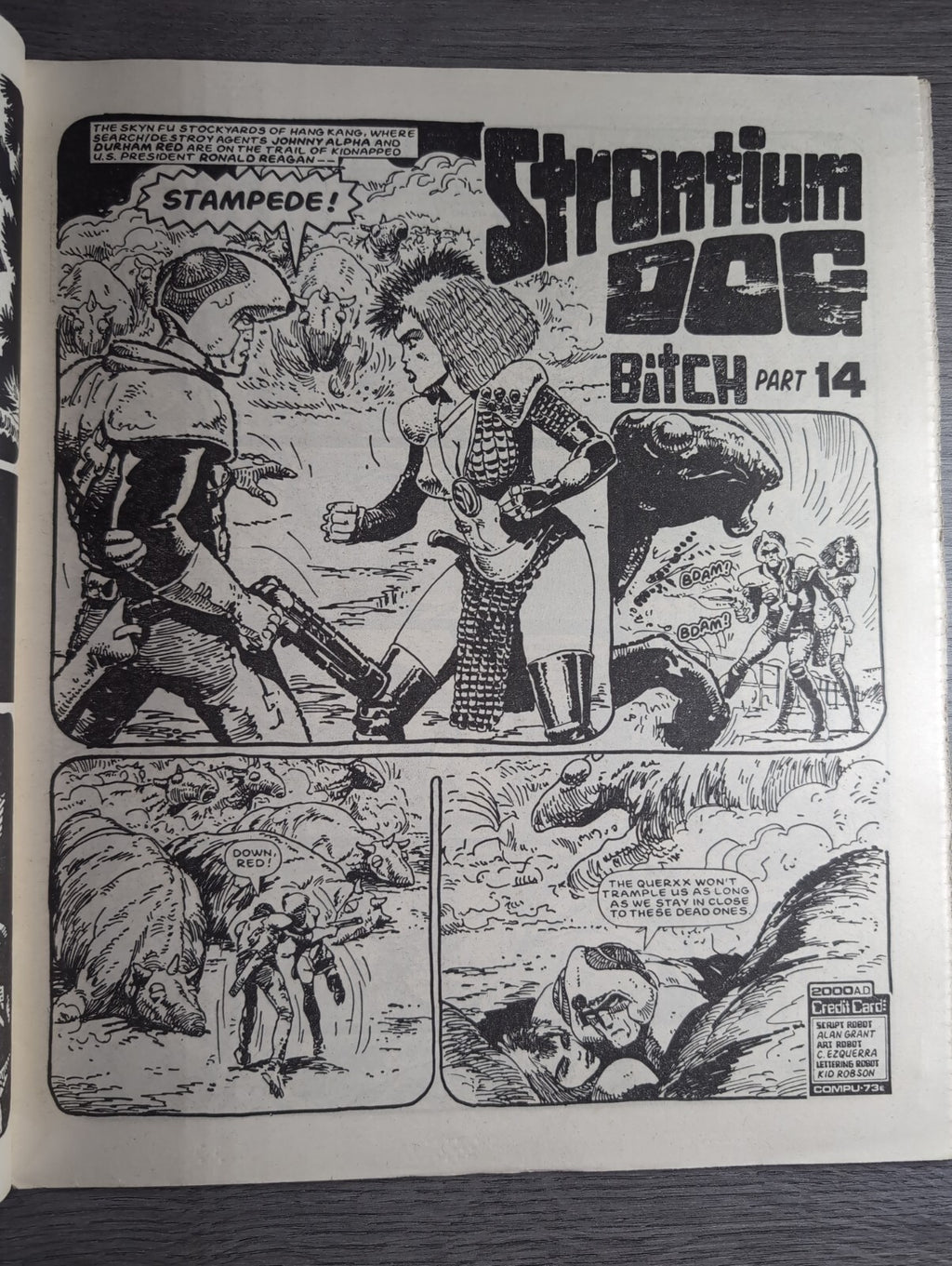 2000AD Prog 518 Featuring Judge Dread Comic 18th April 1987 Vintage Retro Comic