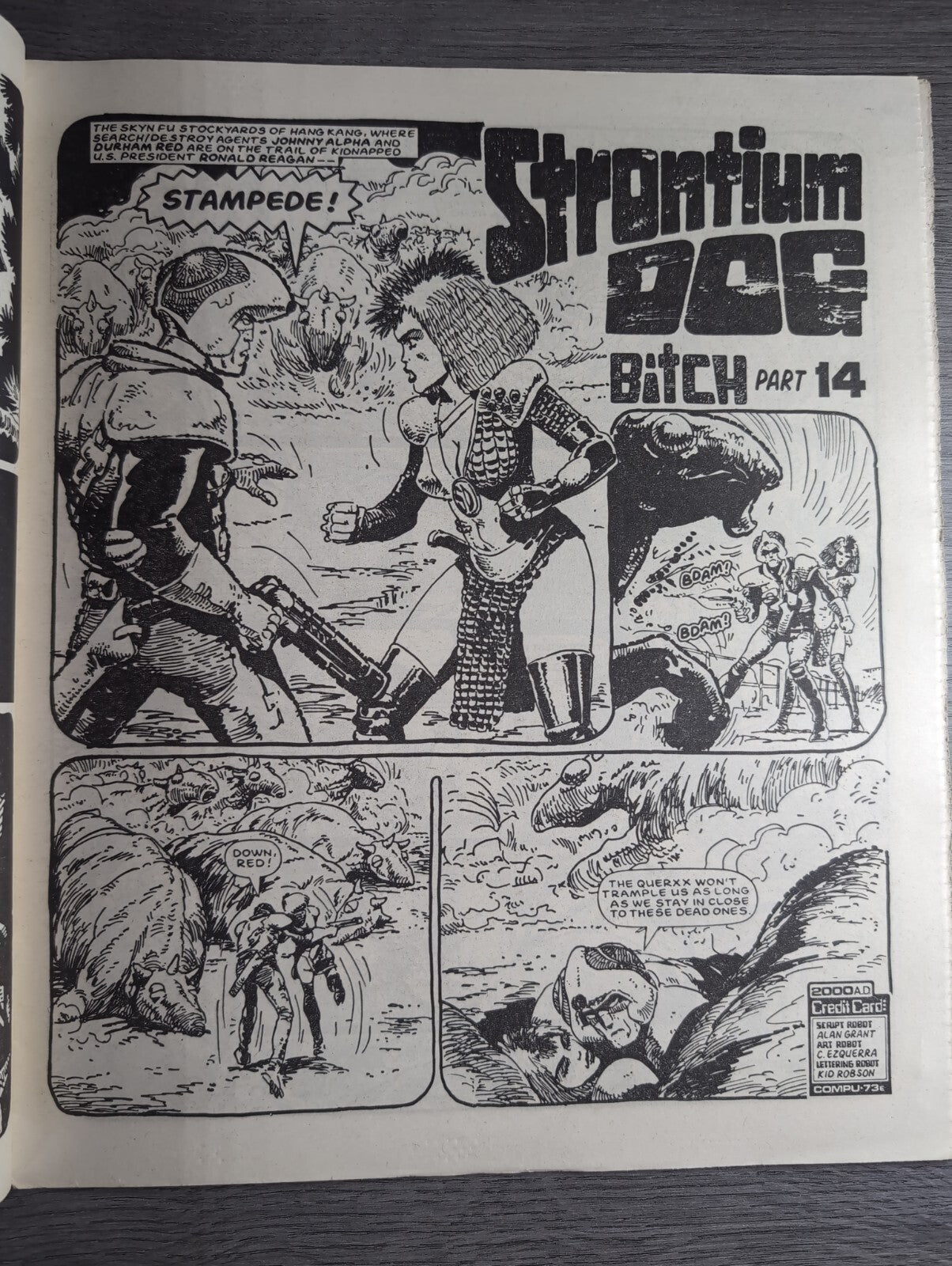 2000AD Prog 518 Featuring Judge Dread Comic 18th April 1987 Vintage Retro Comic